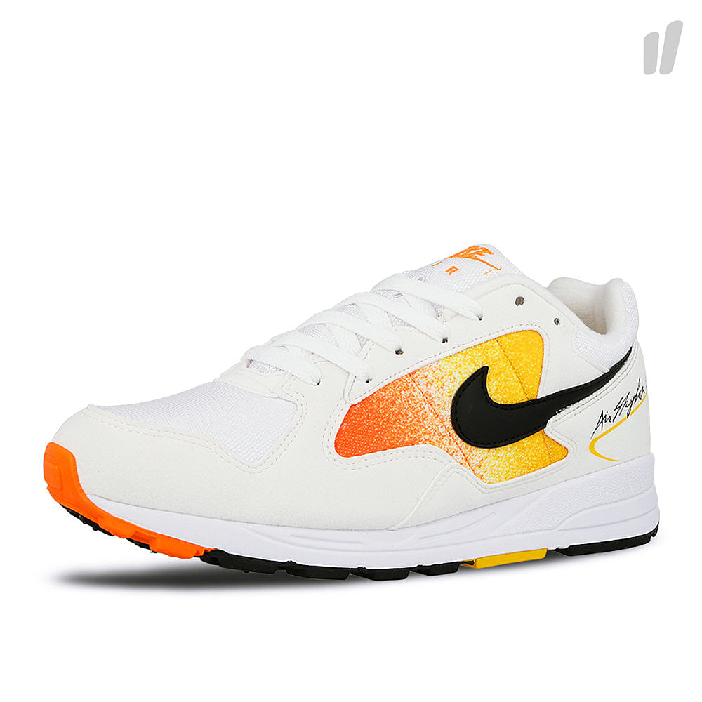 Nike air skylon ii White-Black - Amarillo - Total Orange Low Top Sneakers Close Up | Overkill