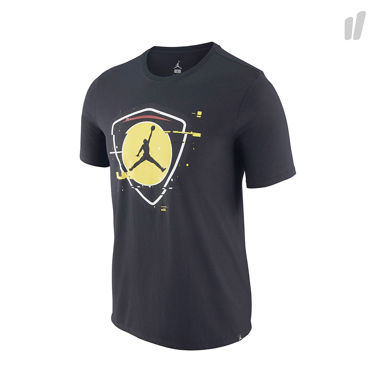 Jordan Air Jordan Last Shot 1 Tee Black / Tour Yellow T-Shirts AO2625 010 | Overkill
