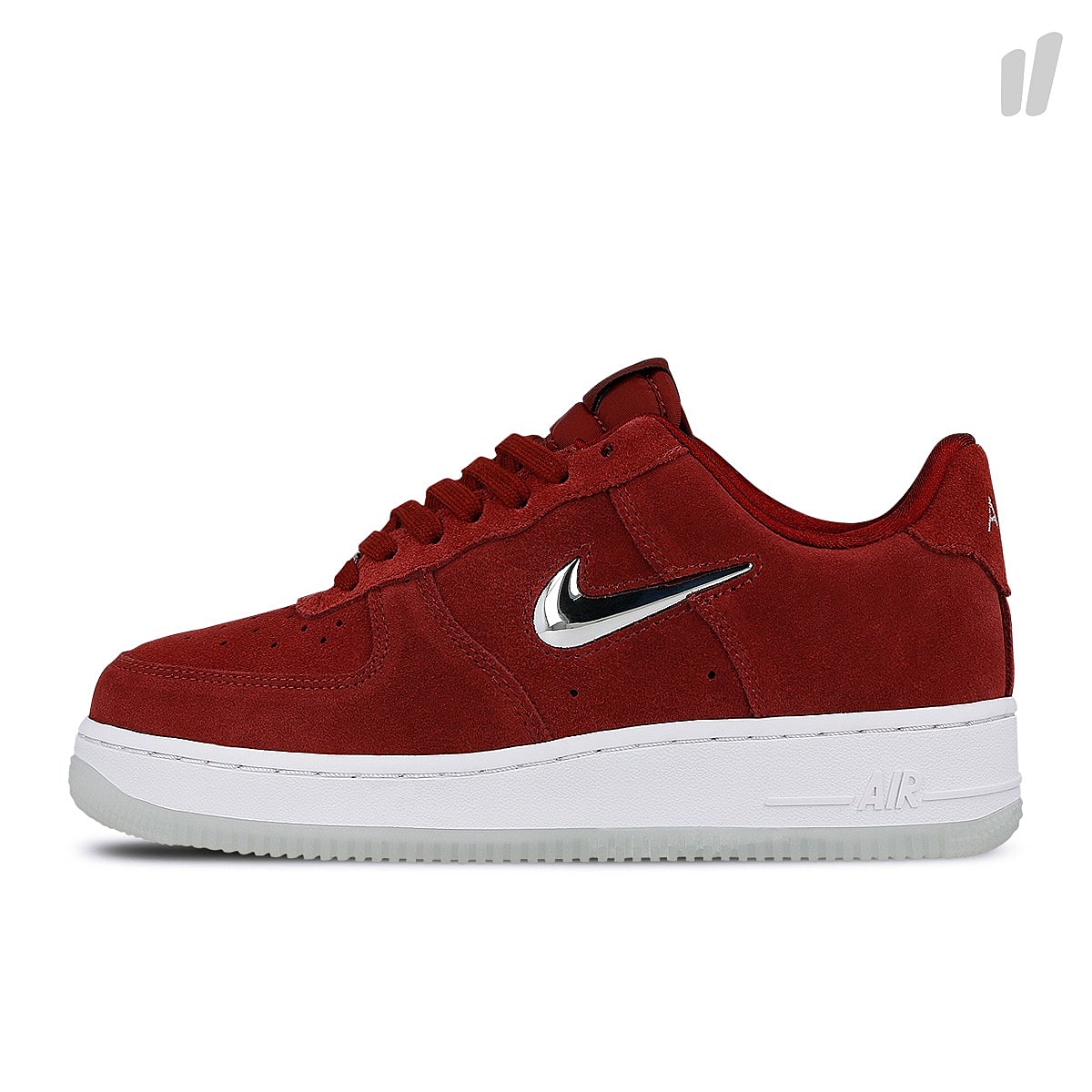 Nike wmns air force 1 `07 premium lx Team Red-Metallic Silver - White Low Top Sneakers AO3814 600 | Overkill