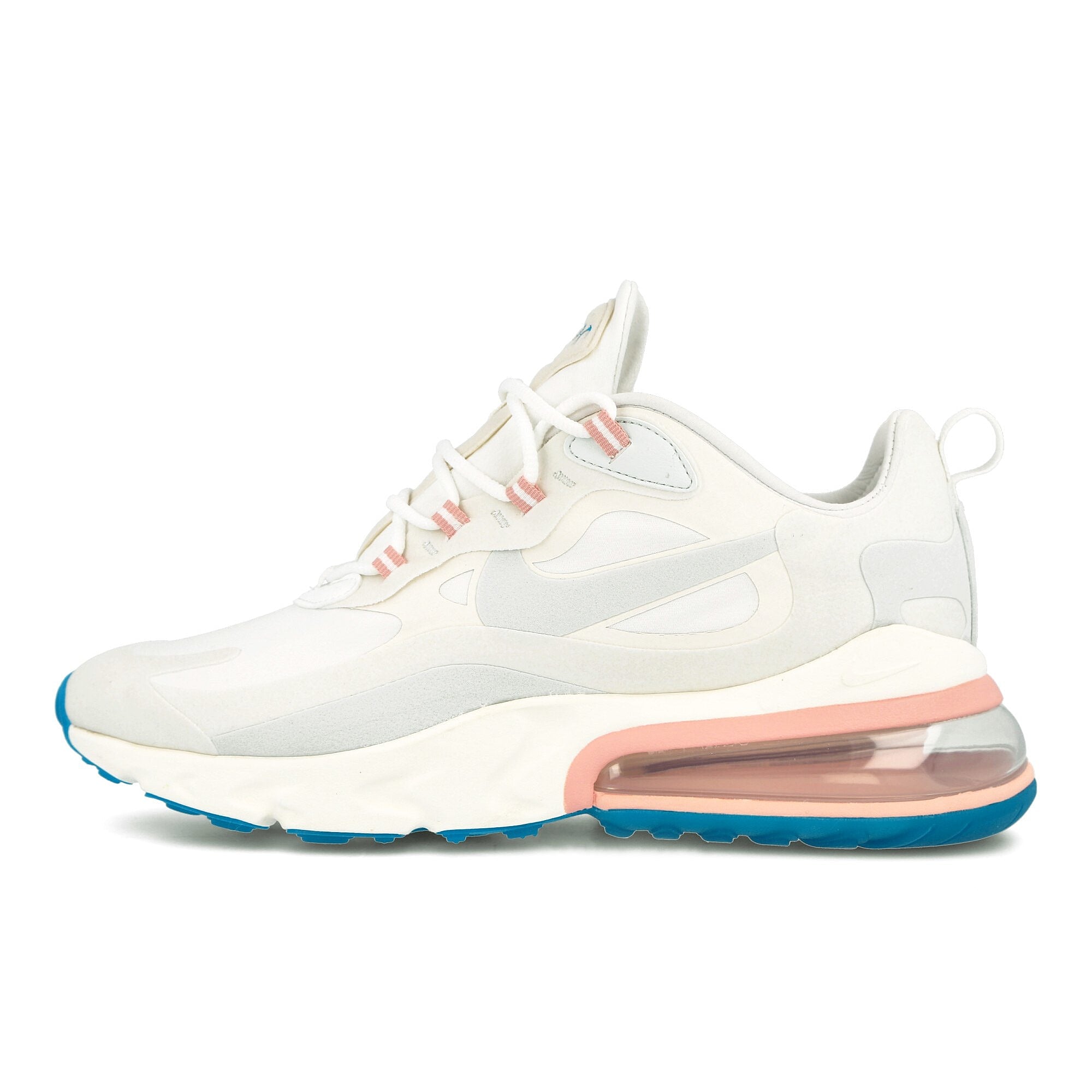 Nike air max 270 react Summit White-Ghost Aqua - Phantom Low Top Sneakers AO4971 100 | Overkill