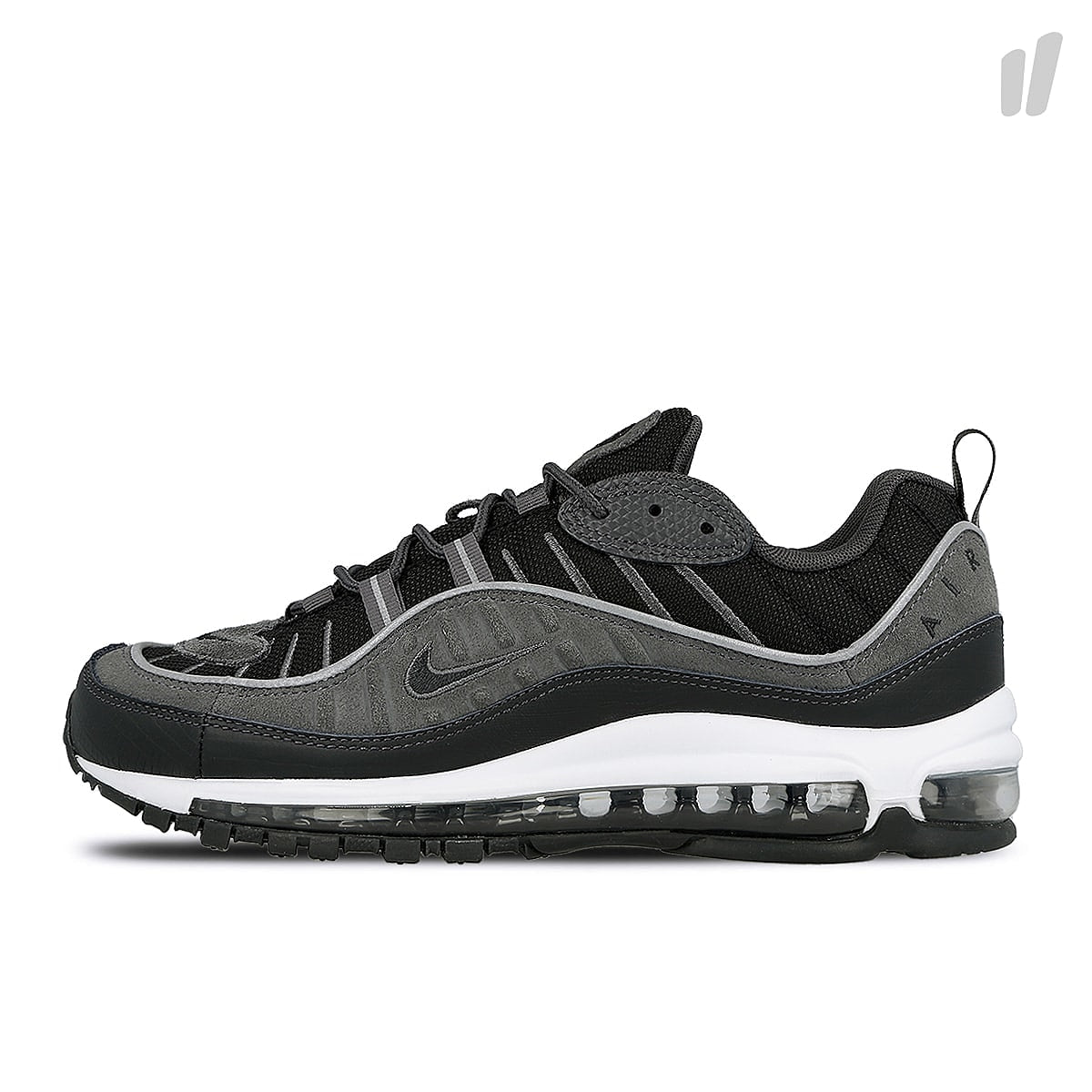 Nike air max 98 se Black-Anthracite - Dark Grey - White Sneakers AO9380 001 | Overkill