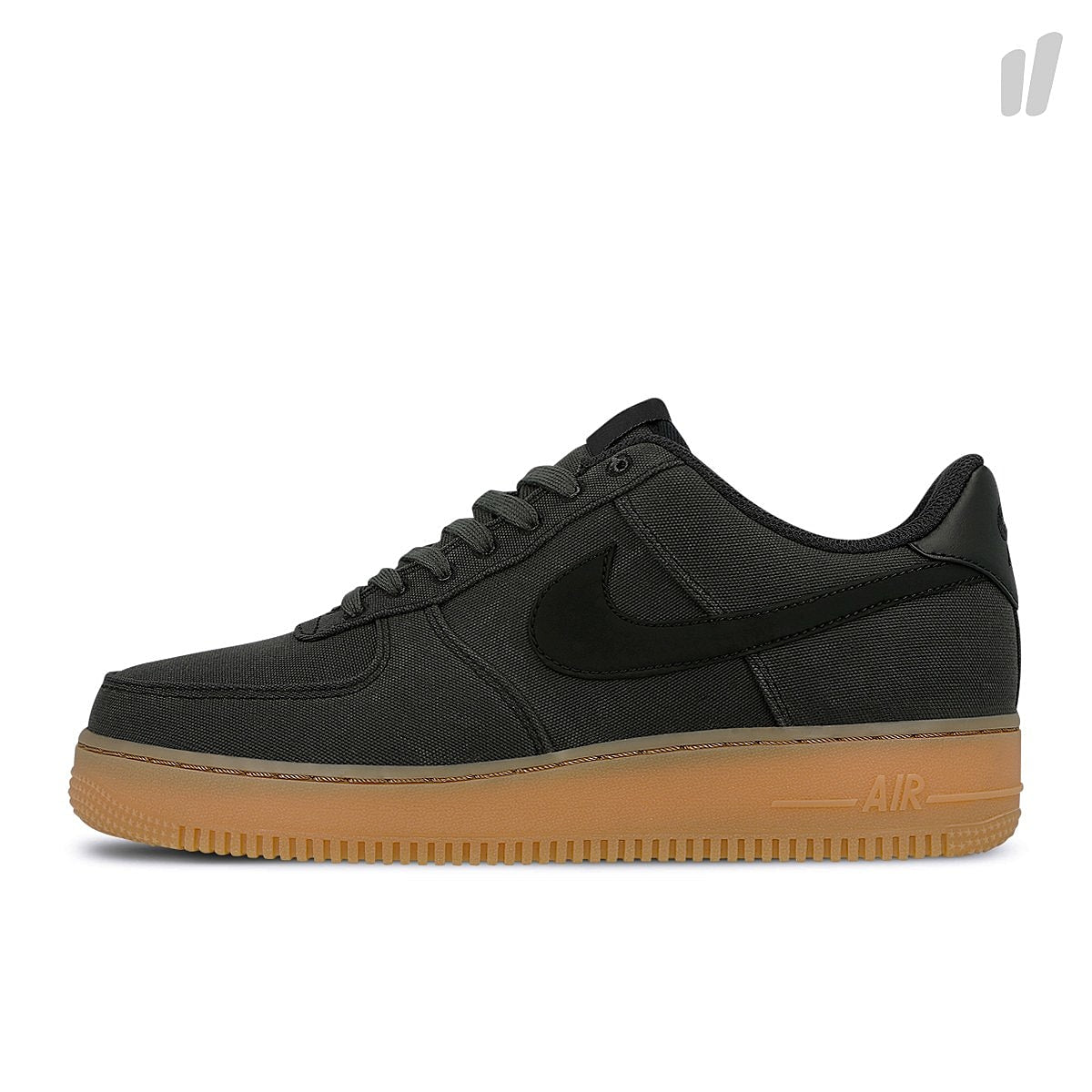 Nike air force 1 `07 lv8 style Black-Black - Gum Med Brown Low Top Sneakers AQ0117 002 | Overkill