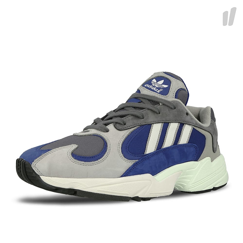 adidas yung-1 Sesame-Grey Five-Chalk White Sneakers Close Up | Overkill