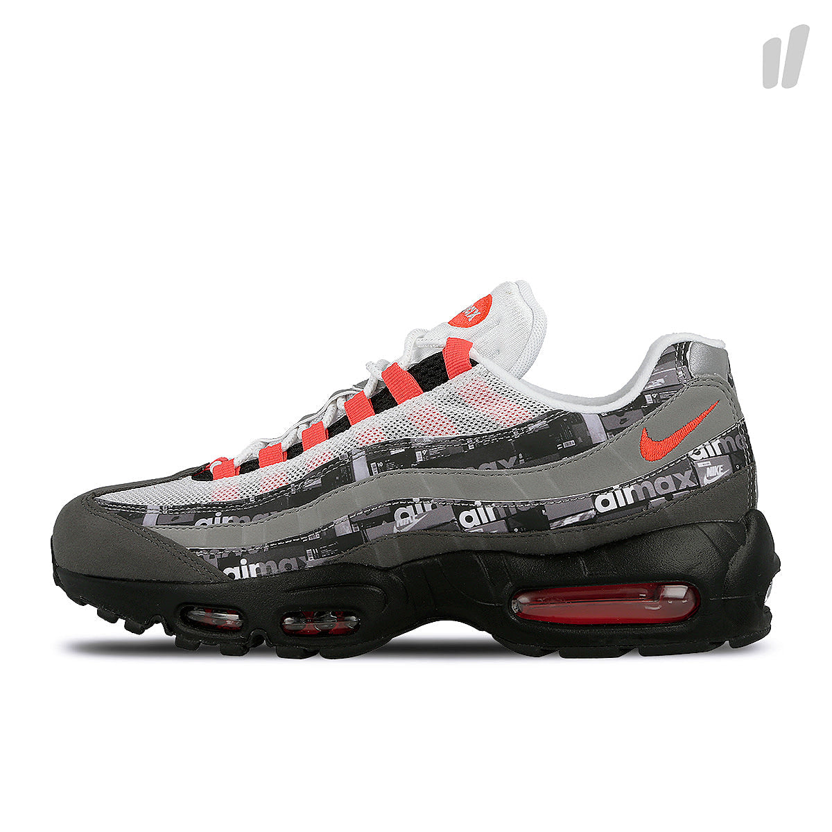 Nike air max 95 print Black-Bright Crimson - Medium Ash Sneakers AQ0925 002 | Overkill