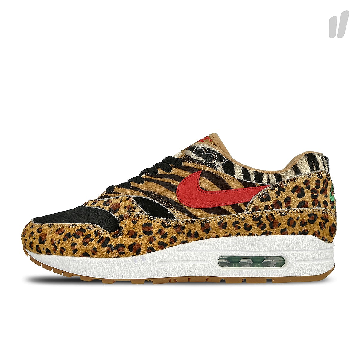 Nike air max 1 dlx Wheat / Sport Red - Bison - Classic Green Low Top Sneakers AQ0928 700 | Overkill