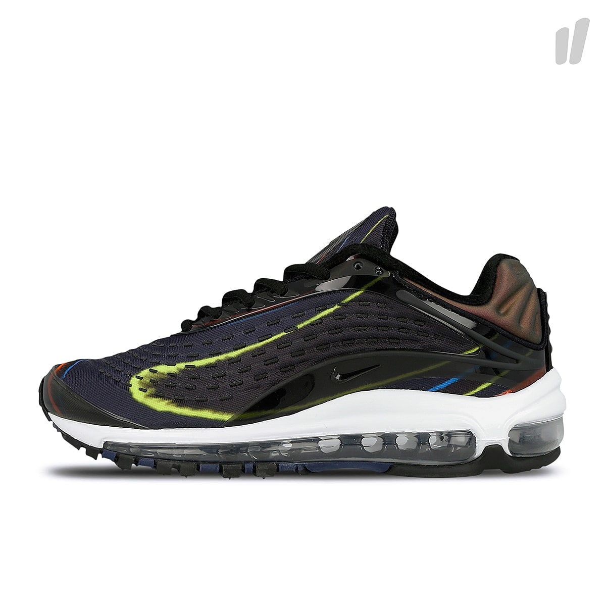 Nike wmns air max deluxe Black / Black - Midnight Navy - Reflect Silver Sneakers AQ1272 001 | Overkill
