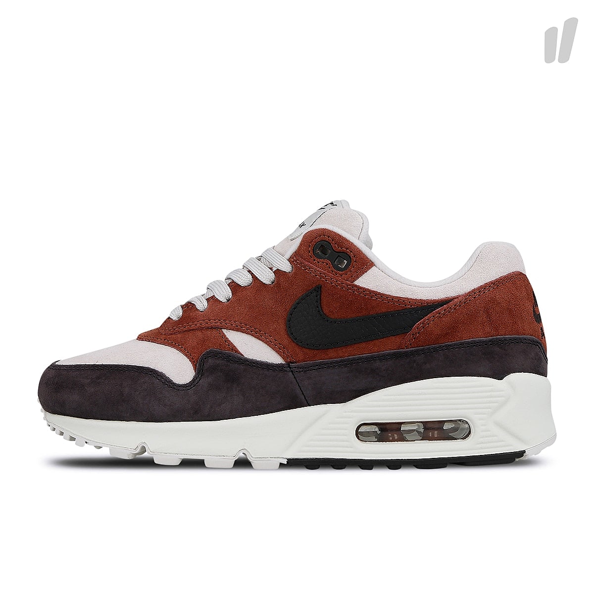 Nike wmns air max 90 / 1 Red Sepia / Oil Grey - Vast Grey Sneakers AQ1273 200 | Overkill