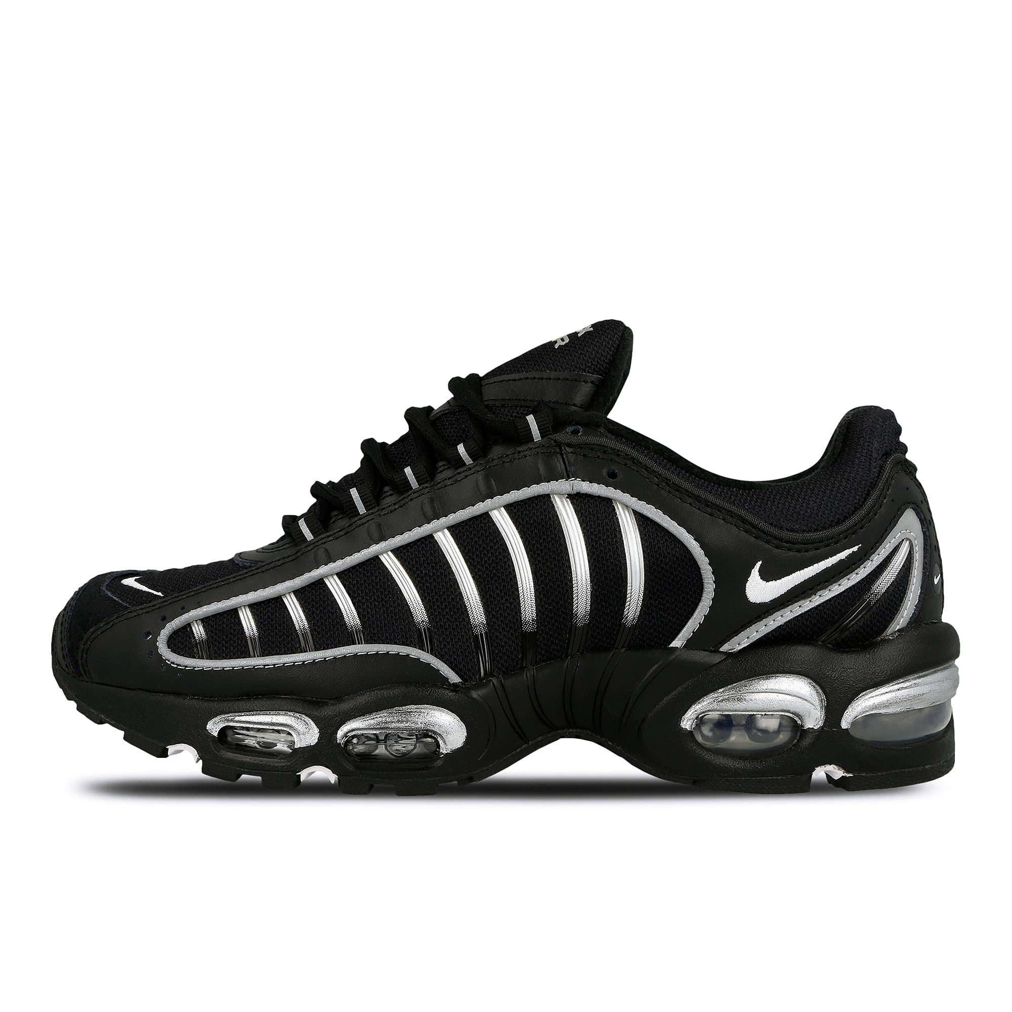 Nike air max tailwind iv Black / White - Metallic Silver Sneakers AQ2567 003 | Overkill