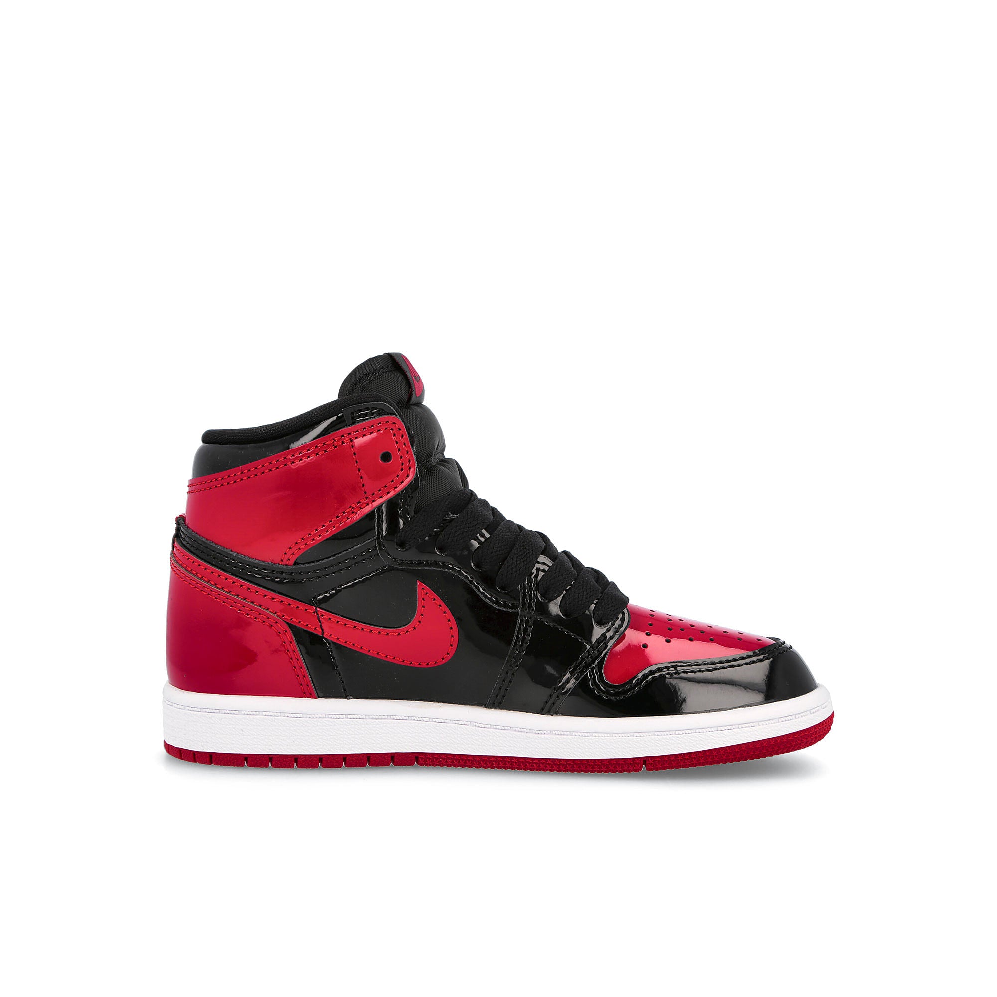 Jordan Air Jordan 1 Retro High OG PS Black / Varsity Red - White Material | Overkill