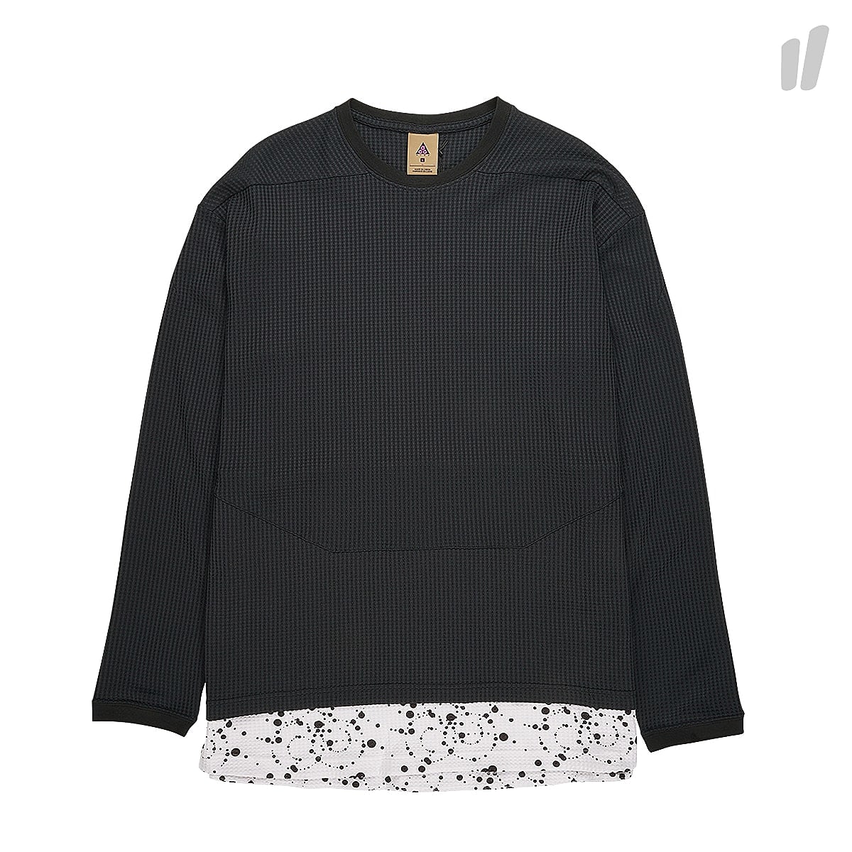 Nike NRG ACG Waffle Top Longsleeve Black / White Longsleeves AQ3519 010 | Overkill