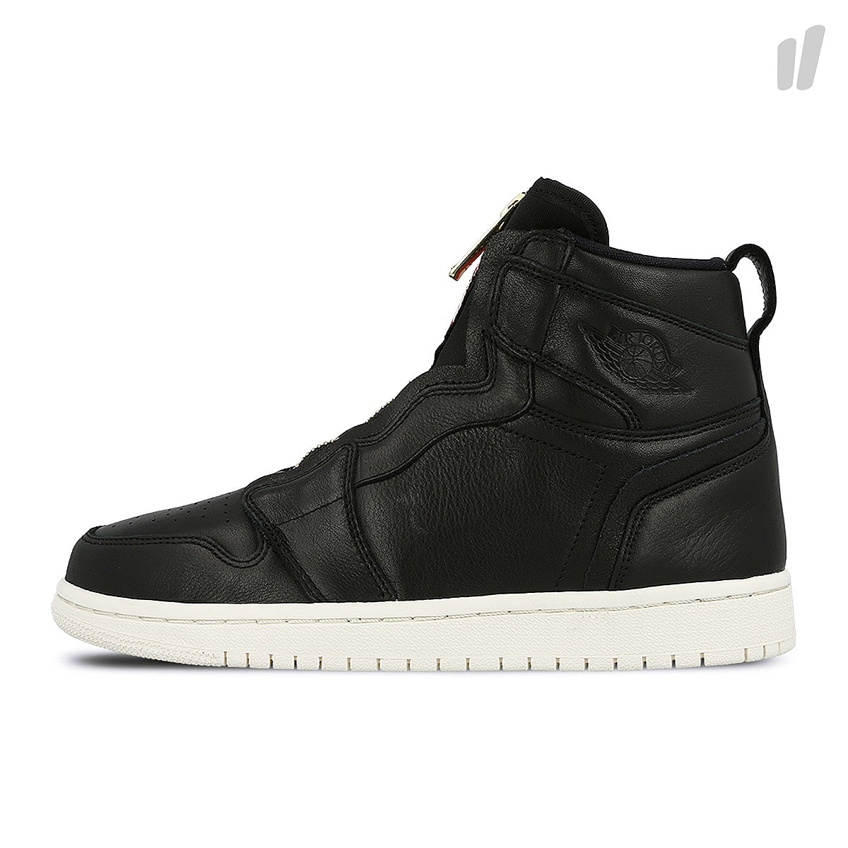 Jordan Air Jordan Wmns 1 High Zip Black-Sail - University Red High Top Sneakers AQ3742 016 | Overkill