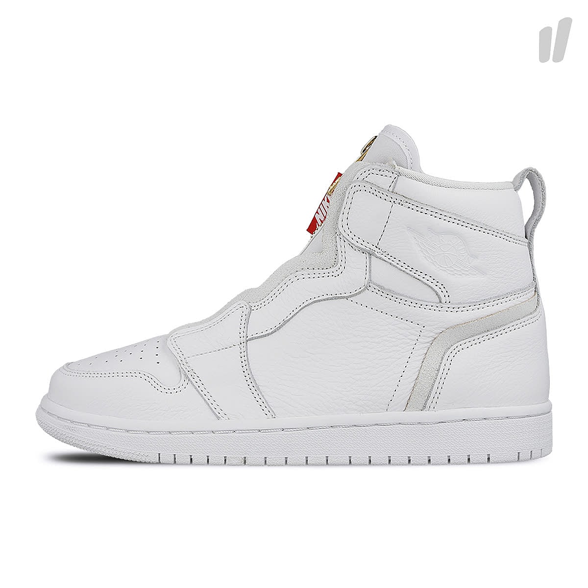 Jordan Air Jordan Wmns 1 High Zip White / White - University Red High Top Sneakers AQ3742 116 | Overkill