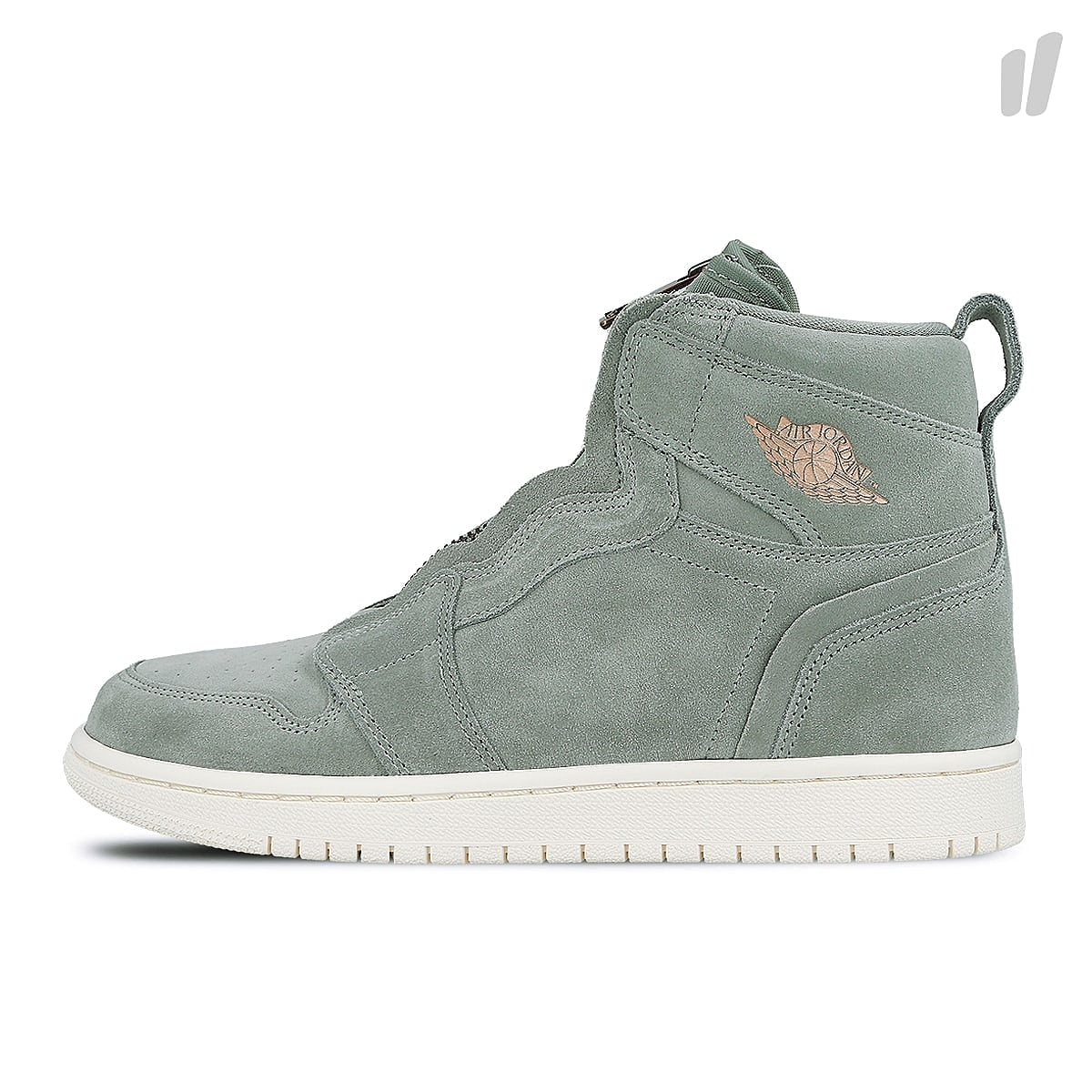 Nike Air Jordan Wmns 1 High Zip Mica Green-Metallic Red Bronze - Sail High Top Sneakers AQ3742 305 | Overkill