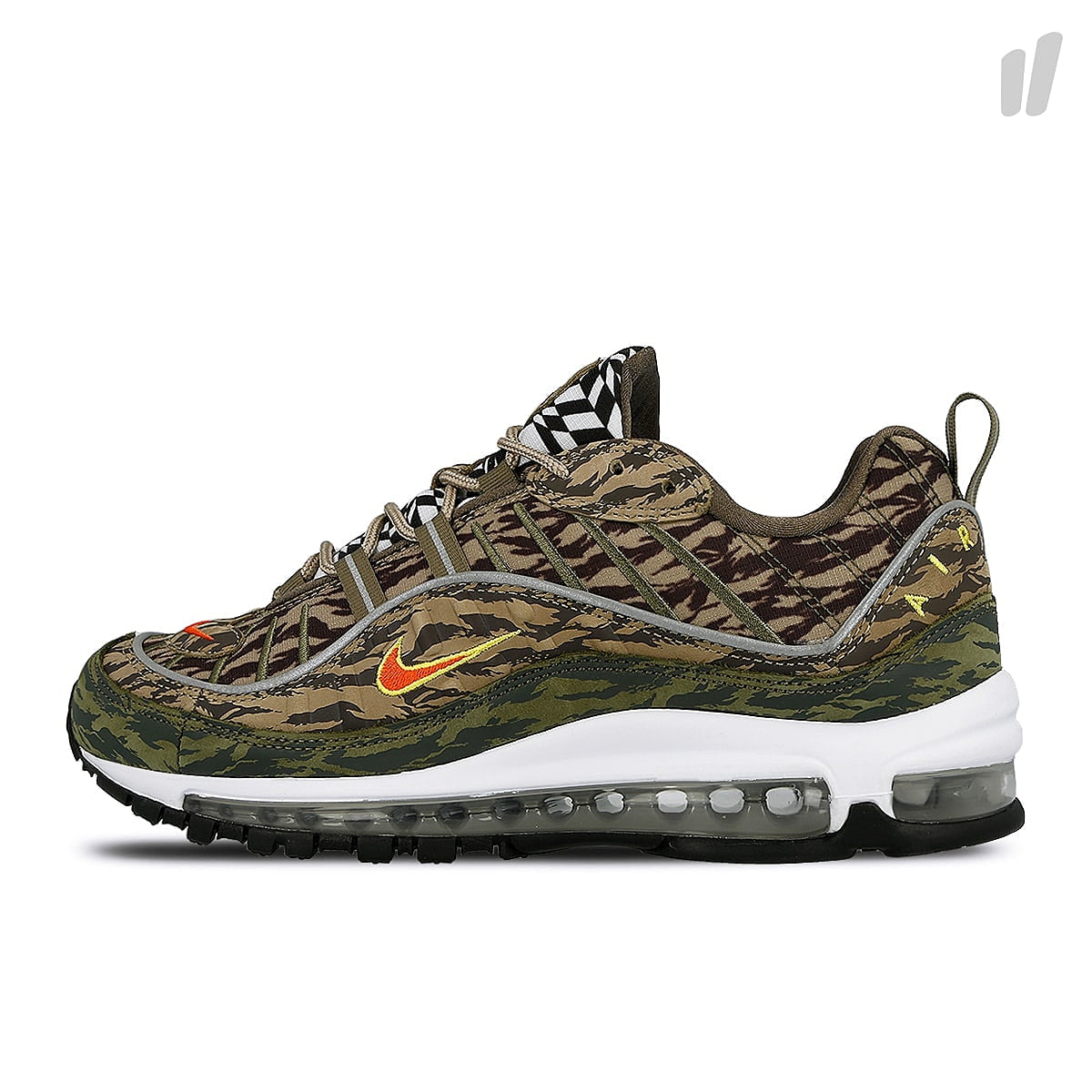 Nike air max 98 Khaki-Team Orange - Medium Olive Sneakers AQ4130 200 | Overkill