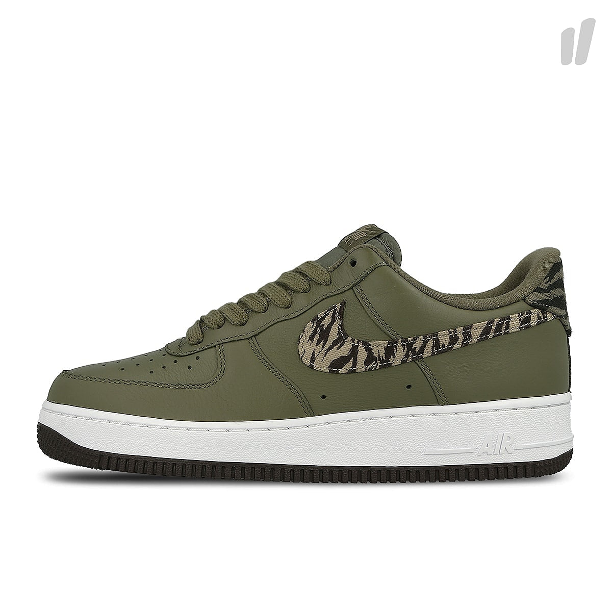 Nike air force 1 aop premium Medium Olive-Khaki - Velvet Brown - White Low Top Sneakers AQ4131 200 | Overkill