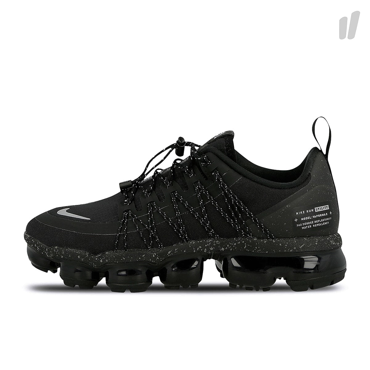 Nike air vapormax run utility Black-Reflect Silver - Black - Black Sneakers AQ8810 003 | Overkill