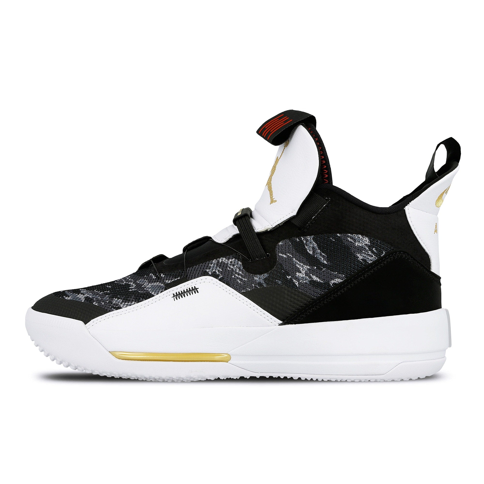 Jordan Air Jordan XXXIII Black / Metallic Gold / White Low Top Sneakers AQ8830 016 | Overkill