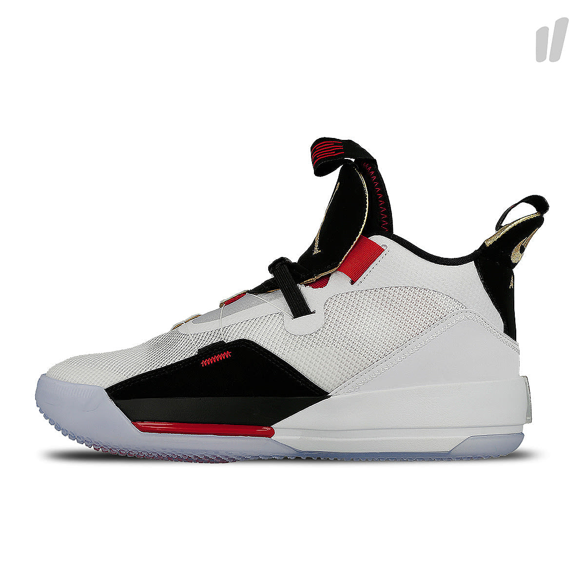 Jordan Air Jordan XXXIII White-Metallic Gold - Black - Vast Grey High Top Sneakers AQ8830 100 | Overkill