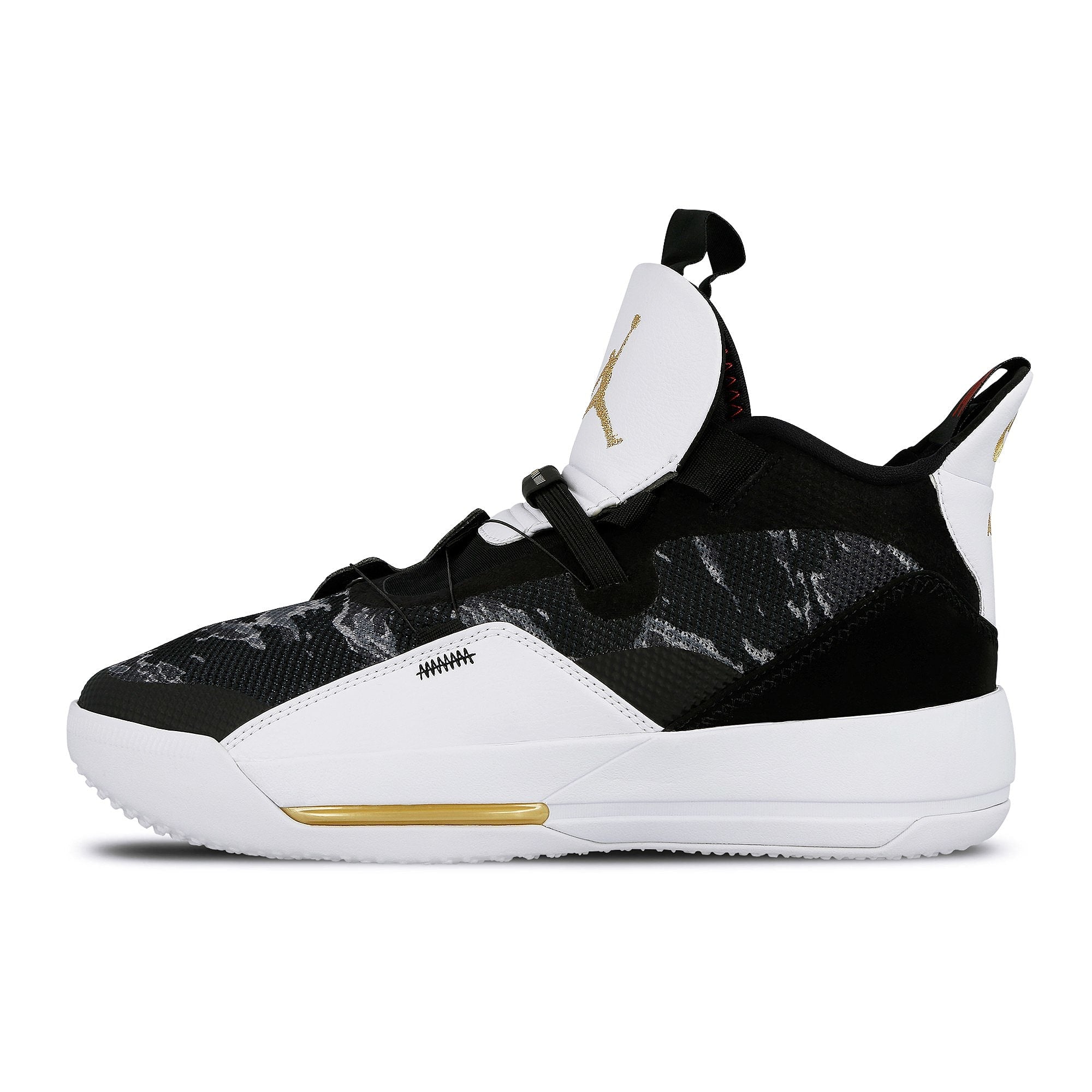 Nike Air Jordan 33 GS Black-Metallic Gold - White Sneakers AQ9244 016 | Overkill