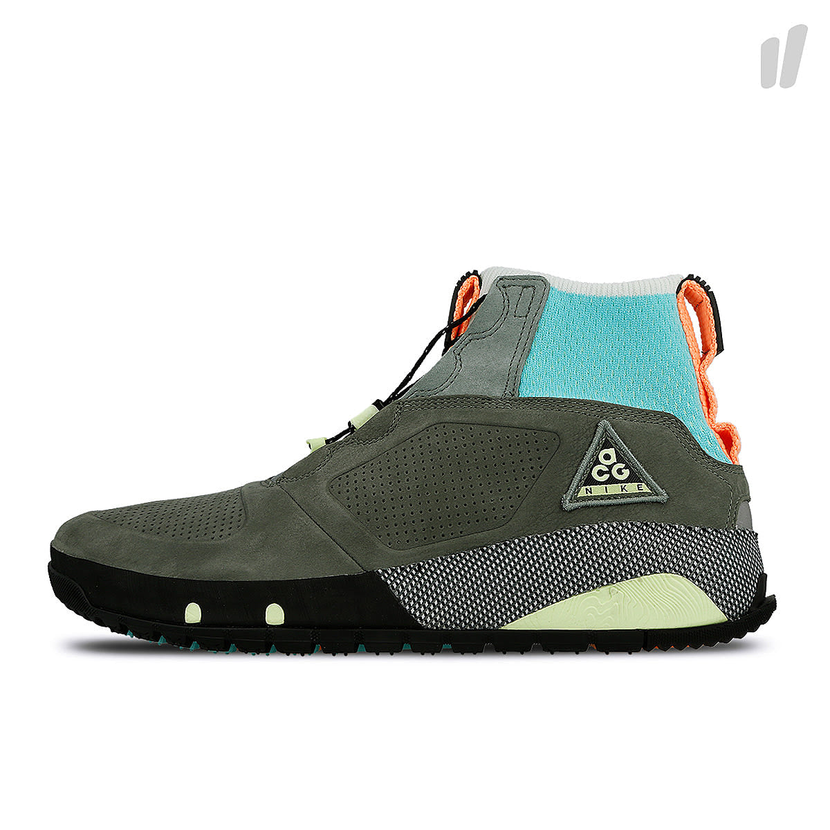 Nike acg ruckel ridge Multi - Clor / Clay Green - Black - Barely Volt Mid Top Sneakers AQ9333 900 | Overkill