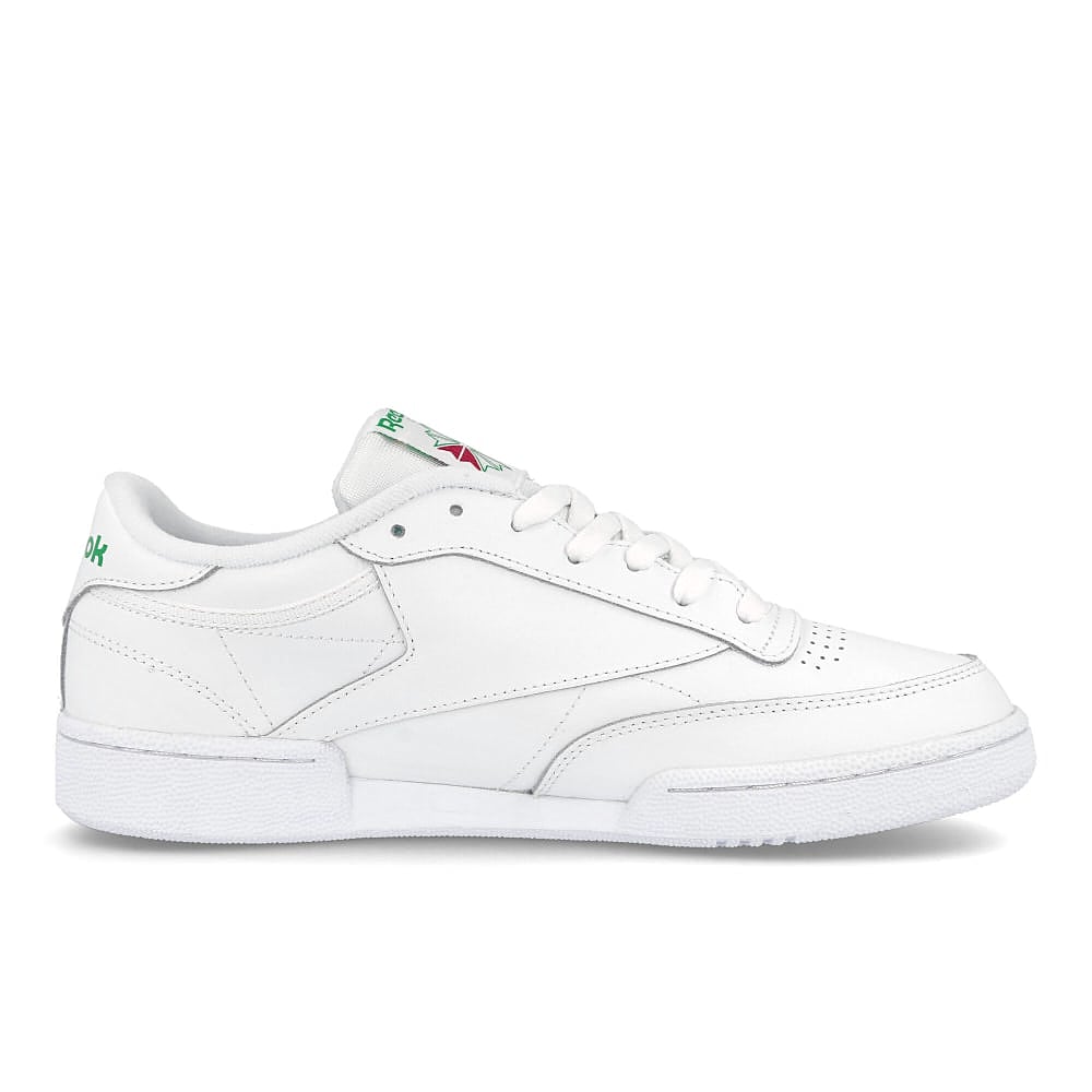 Reebok club c 85 White / Green Low Top Sneakers Silhouette | Overkill