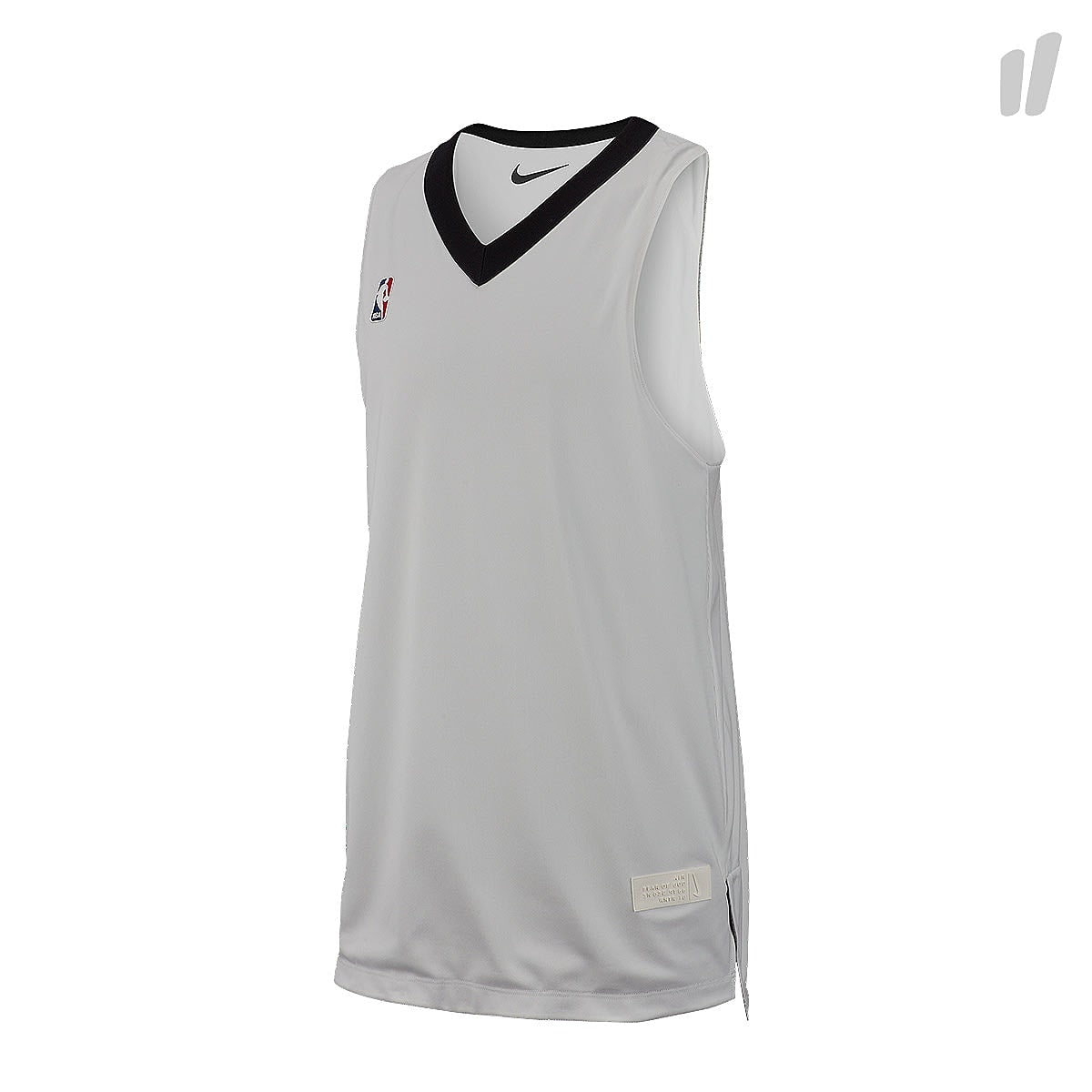 Nike Jerry Lorenzo x Nike Fear Of God NRG TI Reversible Jersey Summit White / Dark Grey Heather / Black / Black T-Shirts AR0626 121 | Overkill