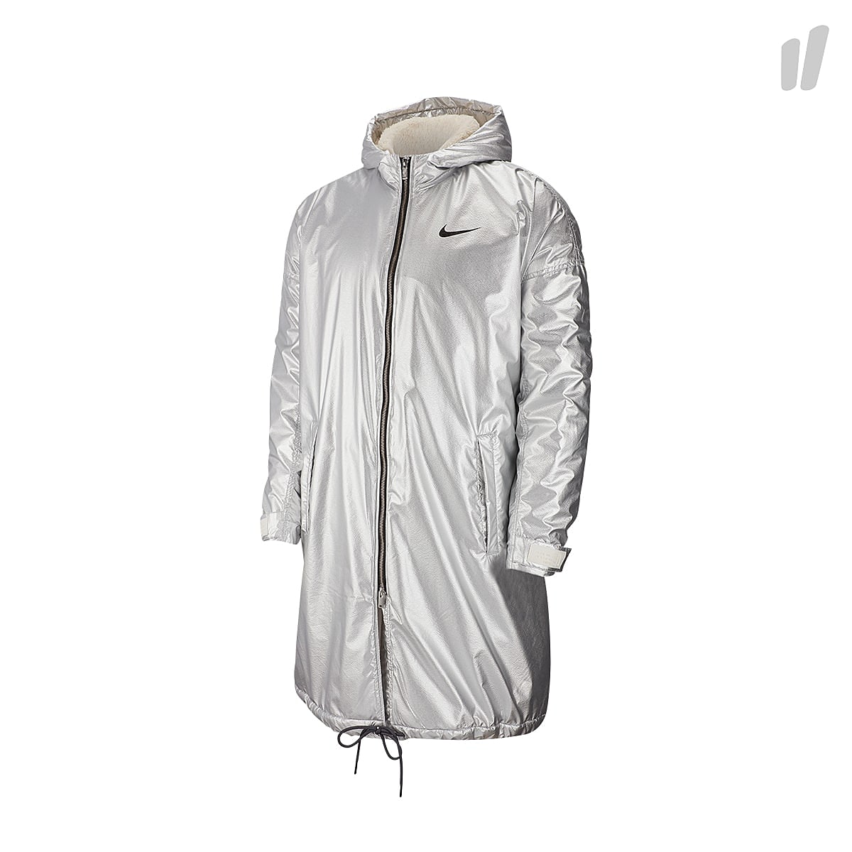 Nike Fear Of God x Nike NRG Ti Parka Metallic Silver Parkas AR0646 095 | Overkill