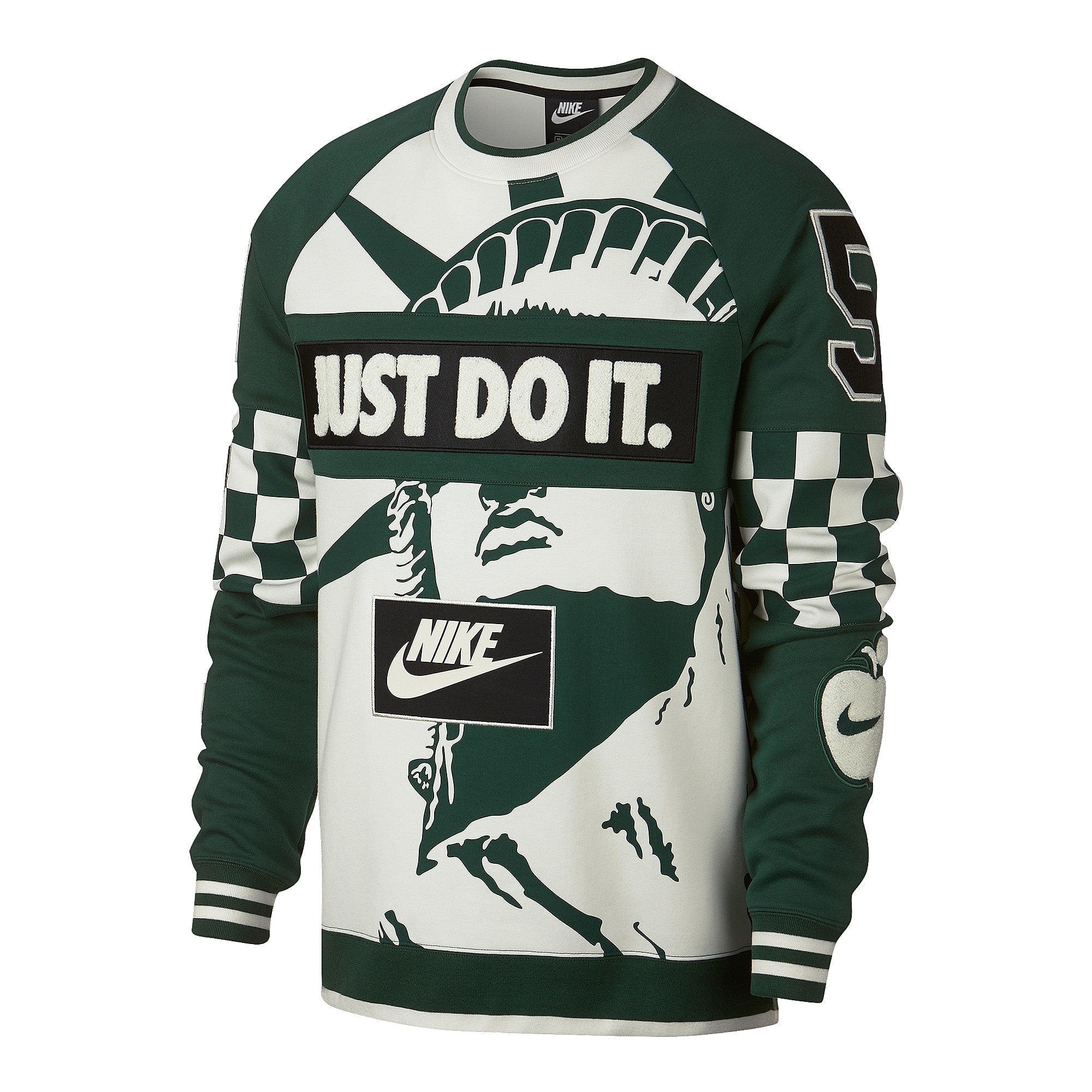 Nike Sportswear New York City Crew Sail / Fir / Black Sweatshirts AR1983 133 | Overkill