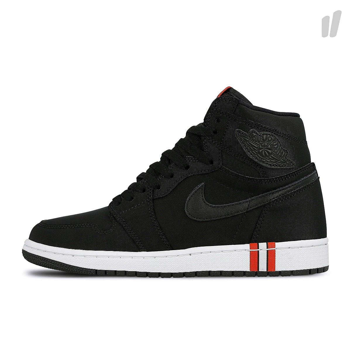 Jordan Paris St.Germain x Air Jordan 1 Retro High OG Black / Black - Challenge Red Sneakers AR3254 001 | Overkill