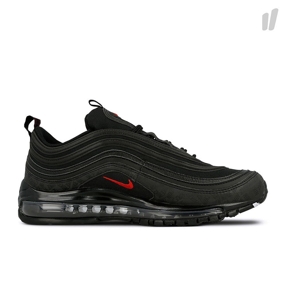 Nike air max 97 Black / University Red - Black Sneakers Silhouette | Overkill