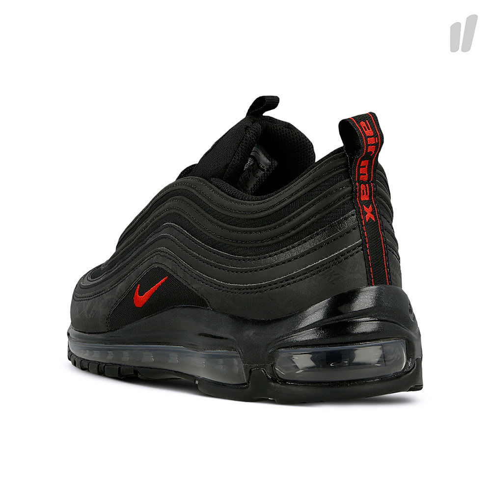 Nike air max 97 Black / University Red - Black Sneakers Material | Overkill