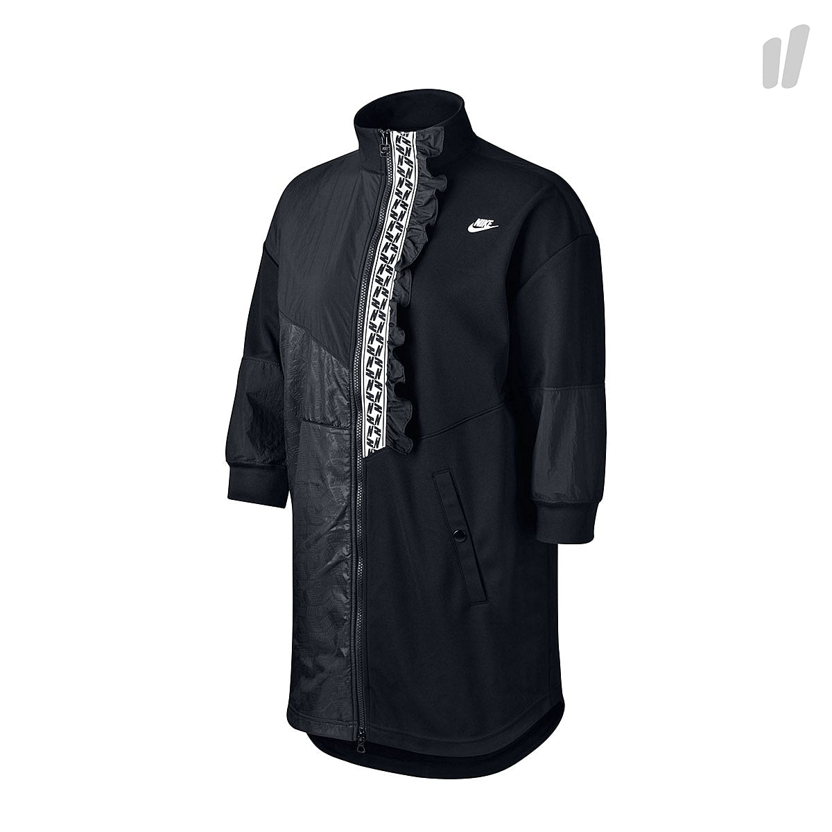 Nike Wmns Taped Full Zip Track Jacket Black / White Track Jackets AR4939 010 | Overkill