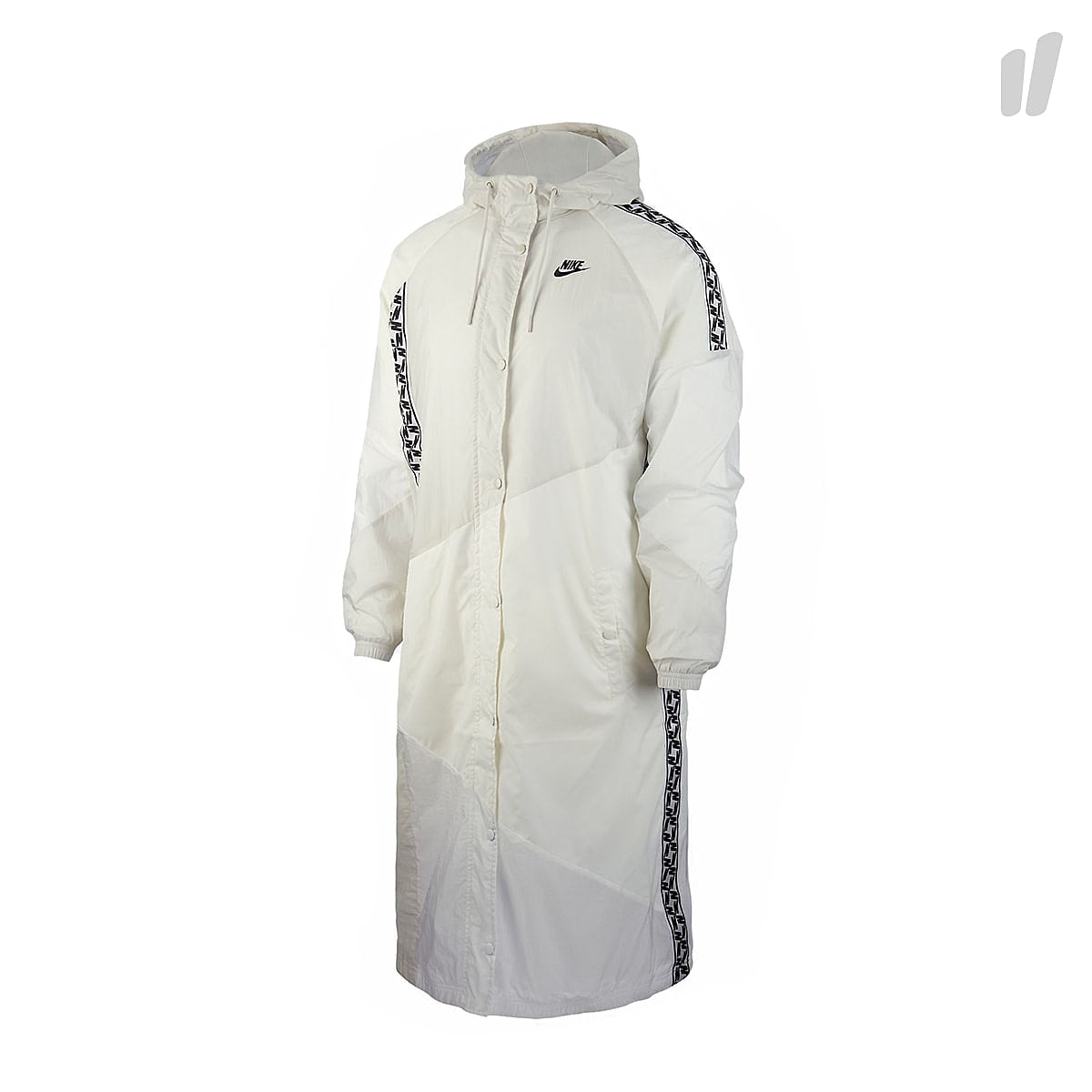 Nike Sportswear Taped Woven Long Jacket Sail / White / Light Bone / Black Jackets AR4943 133 | Overkill