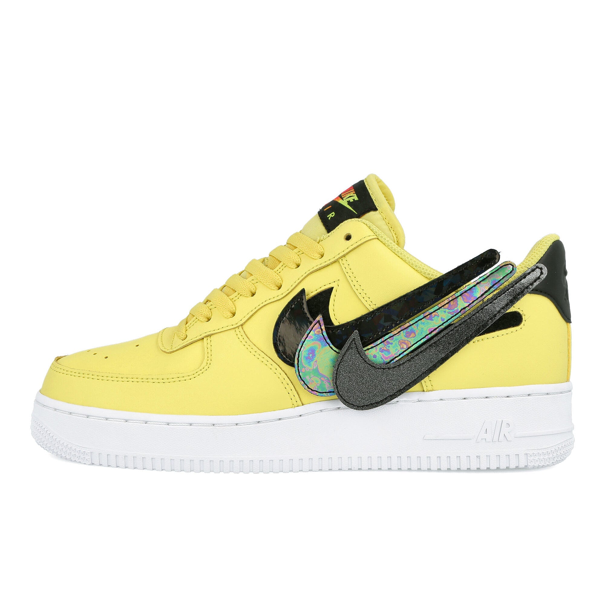 Nike air force 1 lv8 3 gs Yellow Pulse-Black - White - White Low Top Sneakers AR7446 700 | Overkill