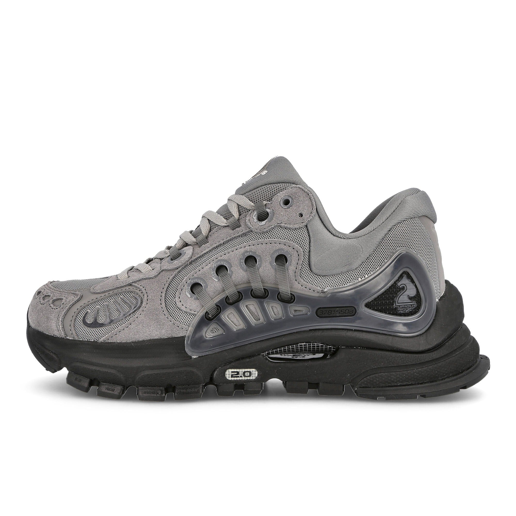 Li-Ning Sorayama x Li-Ning Furious Rider Ace 2 Grey Sneakers ARHR091-CK | Overkill