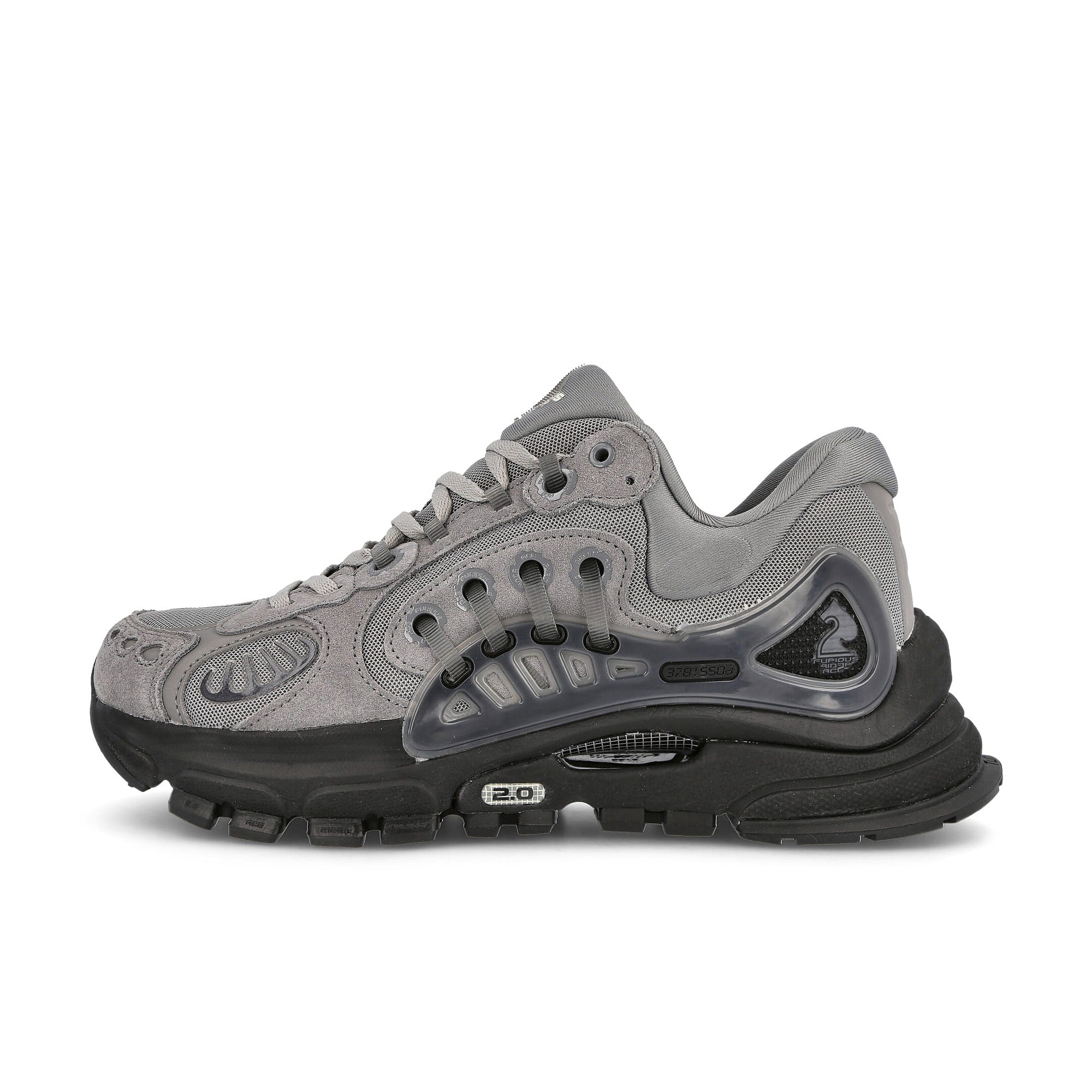 Li-Ning Sorayama x Li-Ning Furious Rider Ace 2 Grey Sneakers ARHR092-CK | Overkill