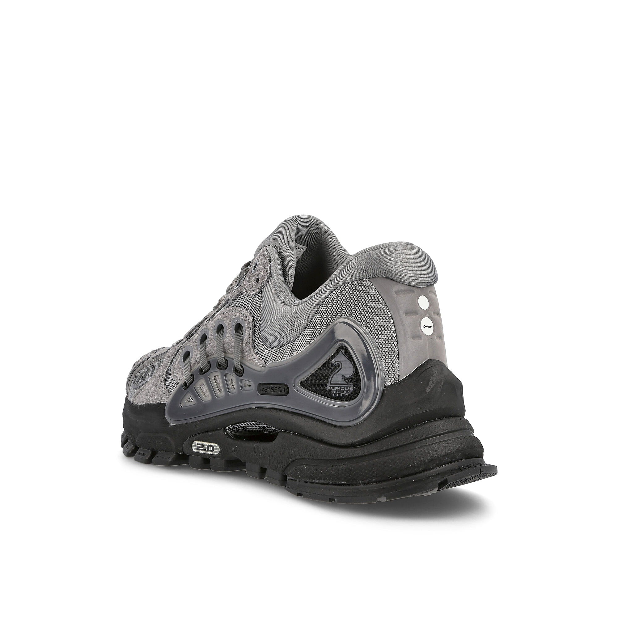 Li-Ning Sorayama x Li-Ning Furious Rider Ace 2 Grey Sneakers Material | Overkill