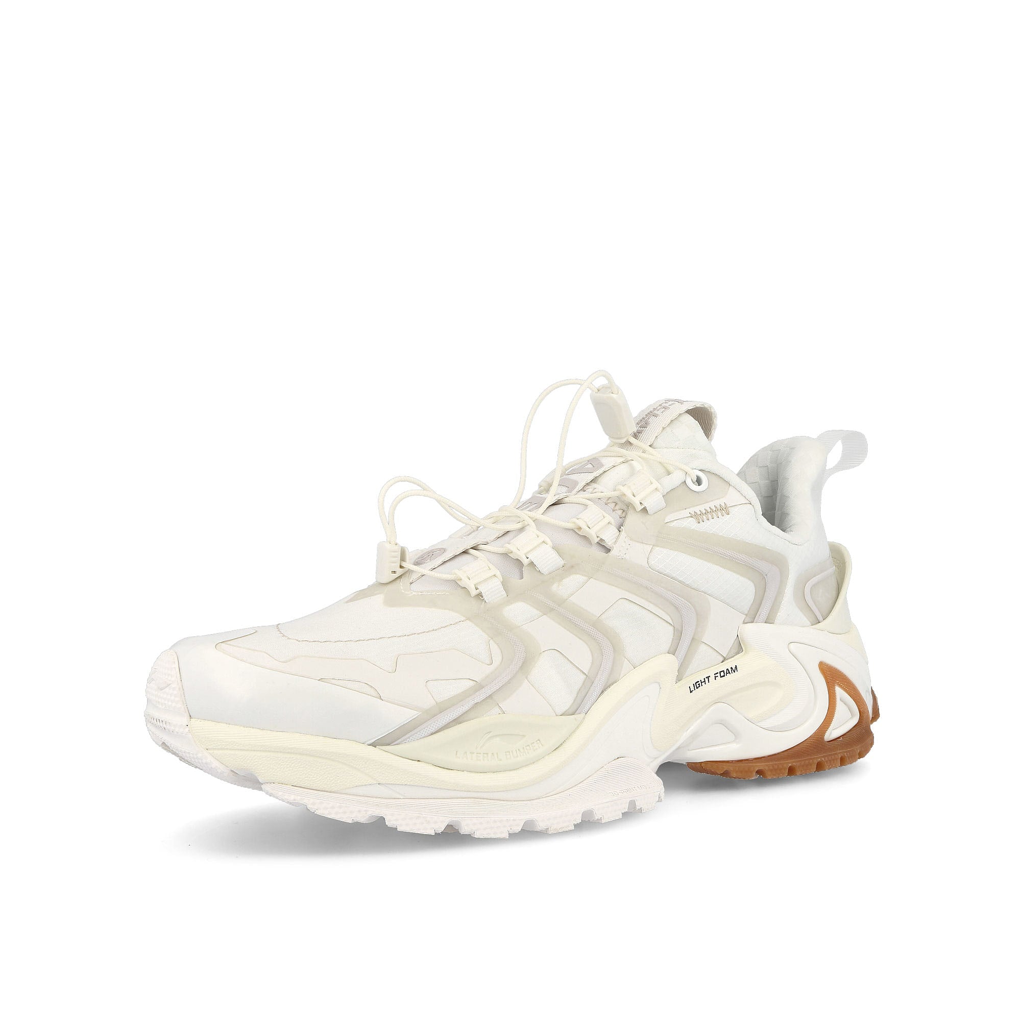 Li-Ning X-Claw Ace Standard White-Cloud Dancer Sneakers Close Up | Overkill