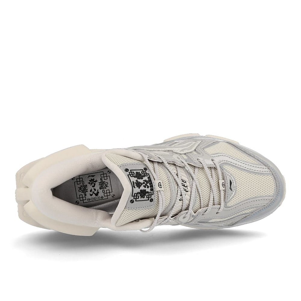 Li-Ning sun chaser Pearl White-Silver Gray Sneakers Detailfoto | Overkill