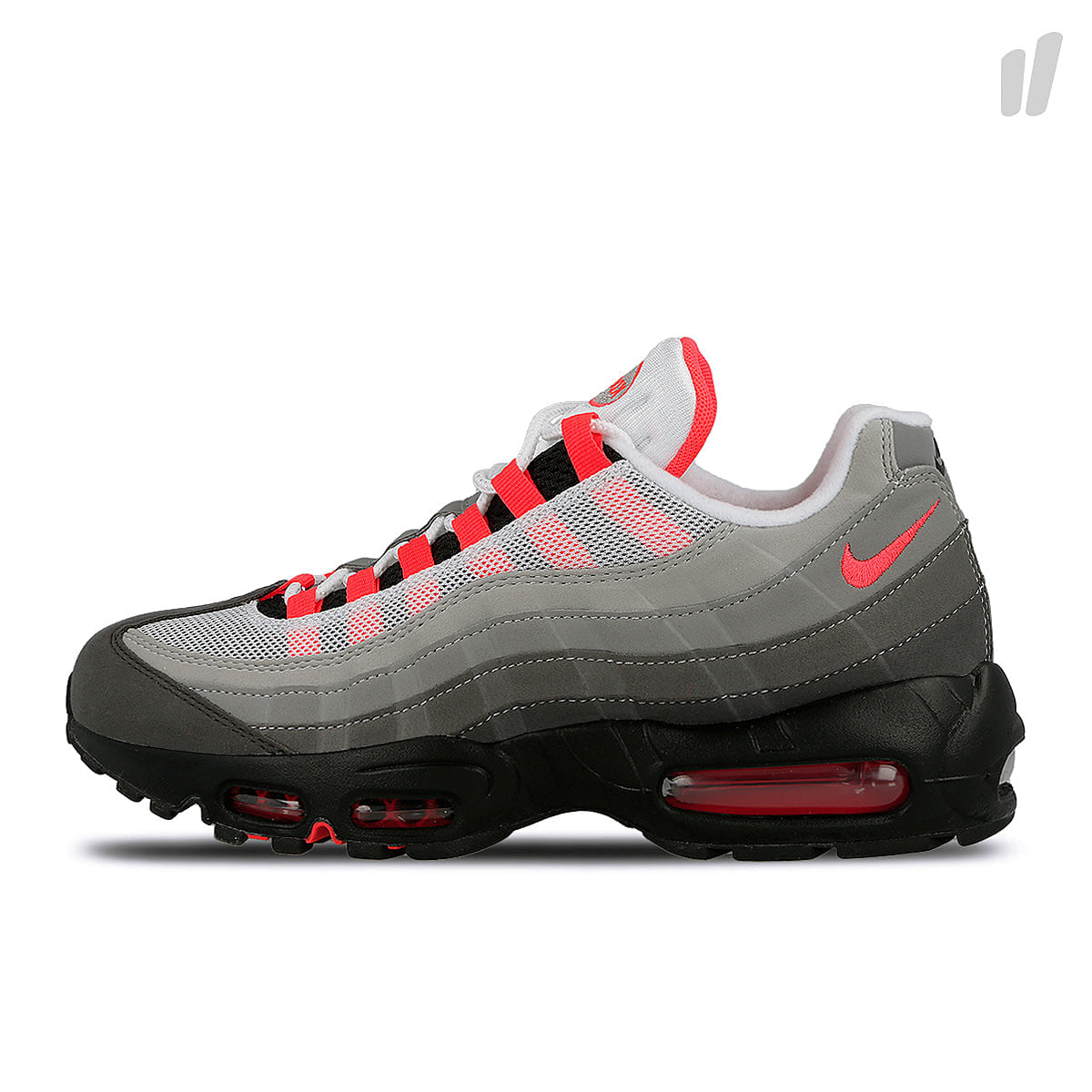 Nike air max 95 og White / Solar Red - Granite - Dust Sneakers AT2865 100 | Overkill
