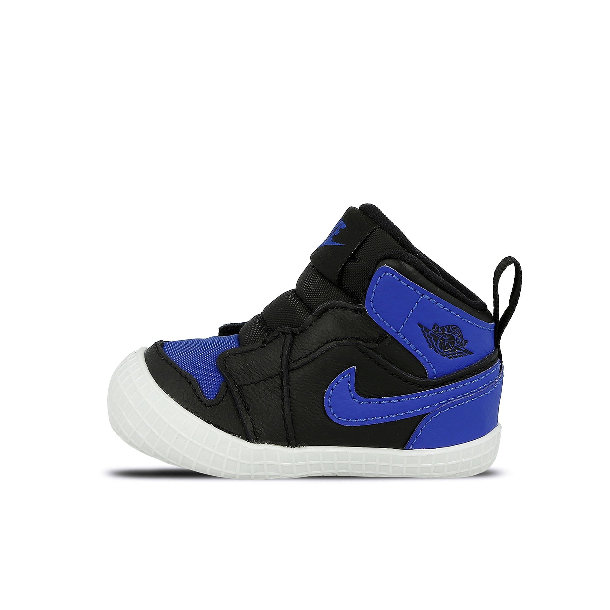 Jordan Air Jordan 1 Crib Bootie Black / Varsity Royal - White High Top Sneakers AT3745 007 | Overkill