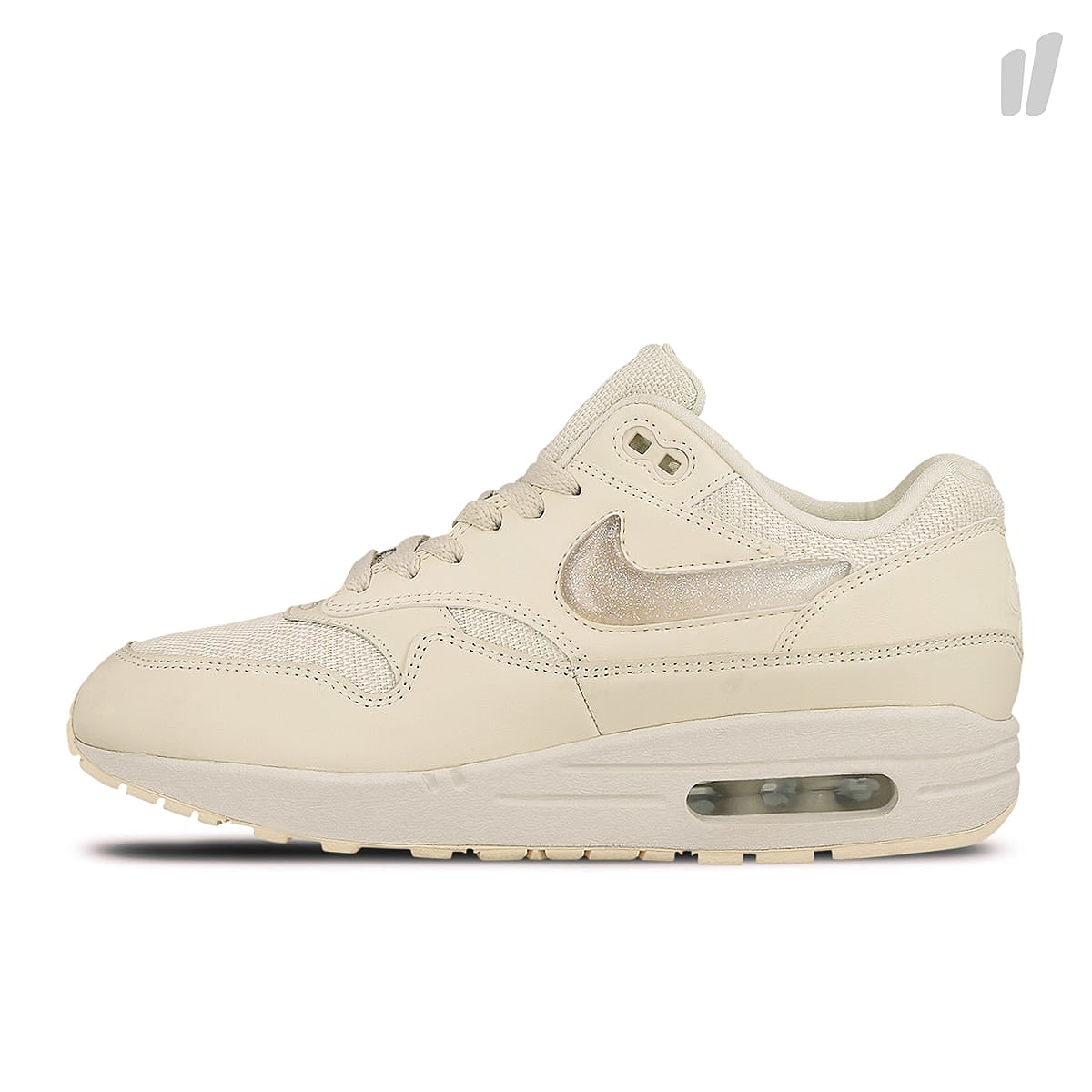 Nike wmns air max 1 jp Pale Ivory / Summit White / Guava Ice Low Top Sneakers AT5248 100 | Overkill