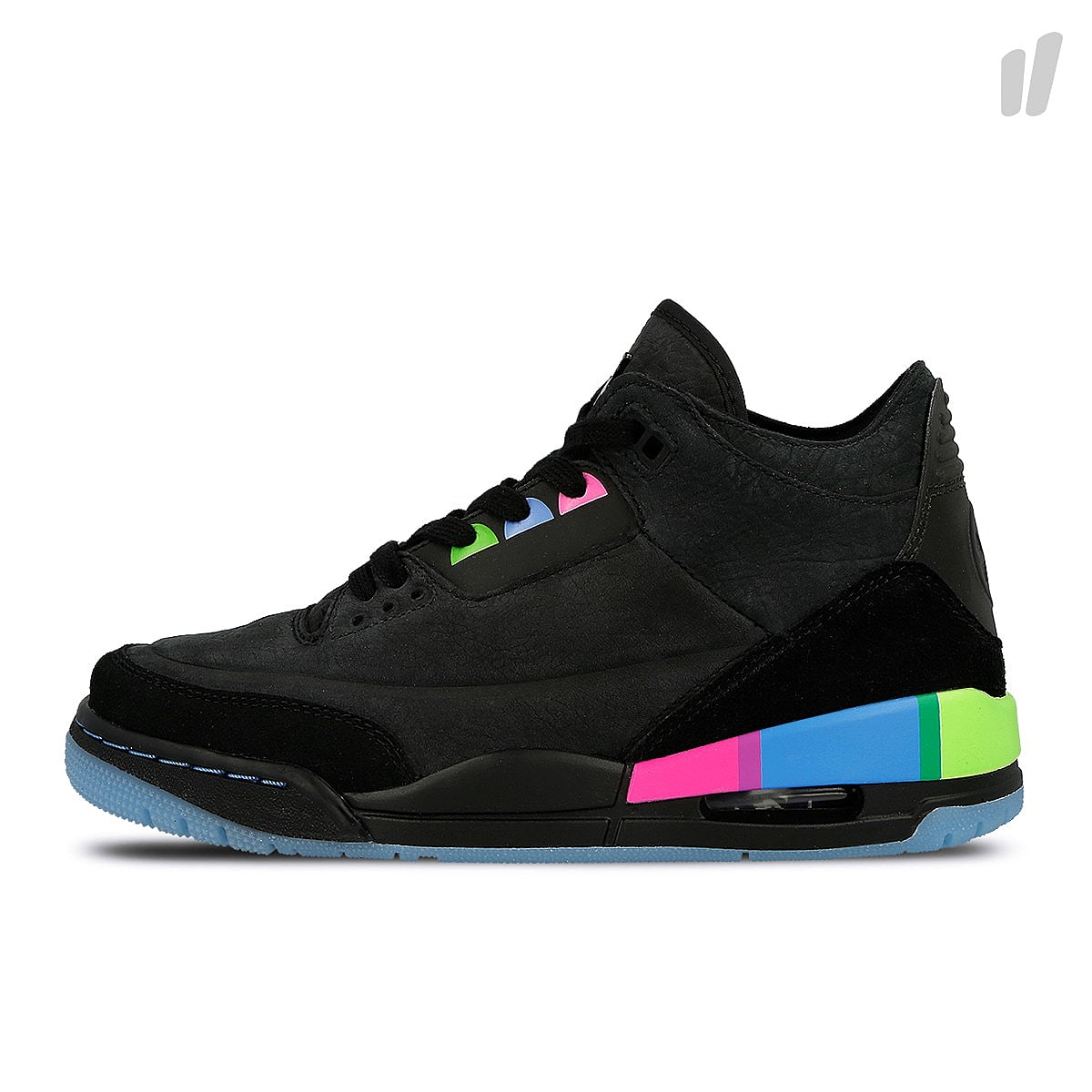 Jordan Air Jordan 3 Retro SE Q54 GS Black / Black - Electric Green - Infrared 23 Sneakers AT9194 001 | Overkill