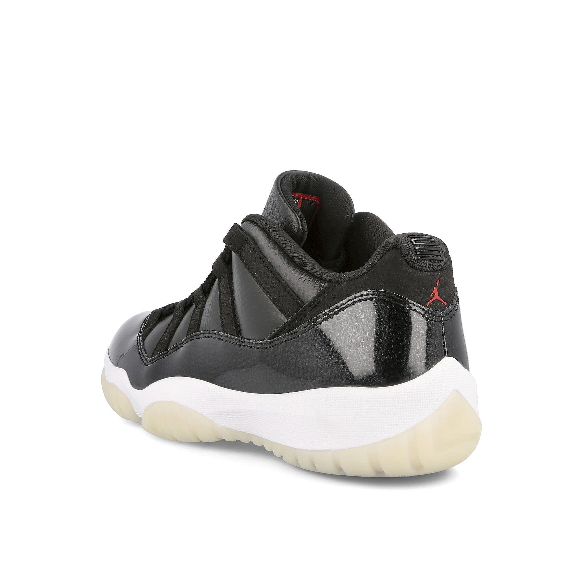 Jordan Air Jordan 11 Retro Low Black / Gym Red - White - Sail Close-up | Overkill
