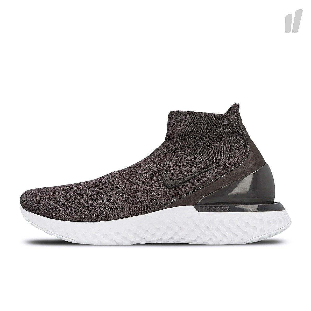 Nike wmns rise react flyknit Thunder Grey / Thunder Grey - Off White Sneakers AV5553 004 | Overkill