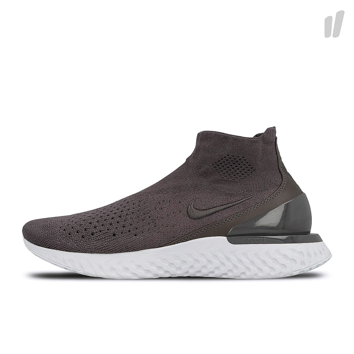 Nike rise react flyknit Thunder Grey / Thunder Grey - Off White Sneakers AV5554 002 | Overkill