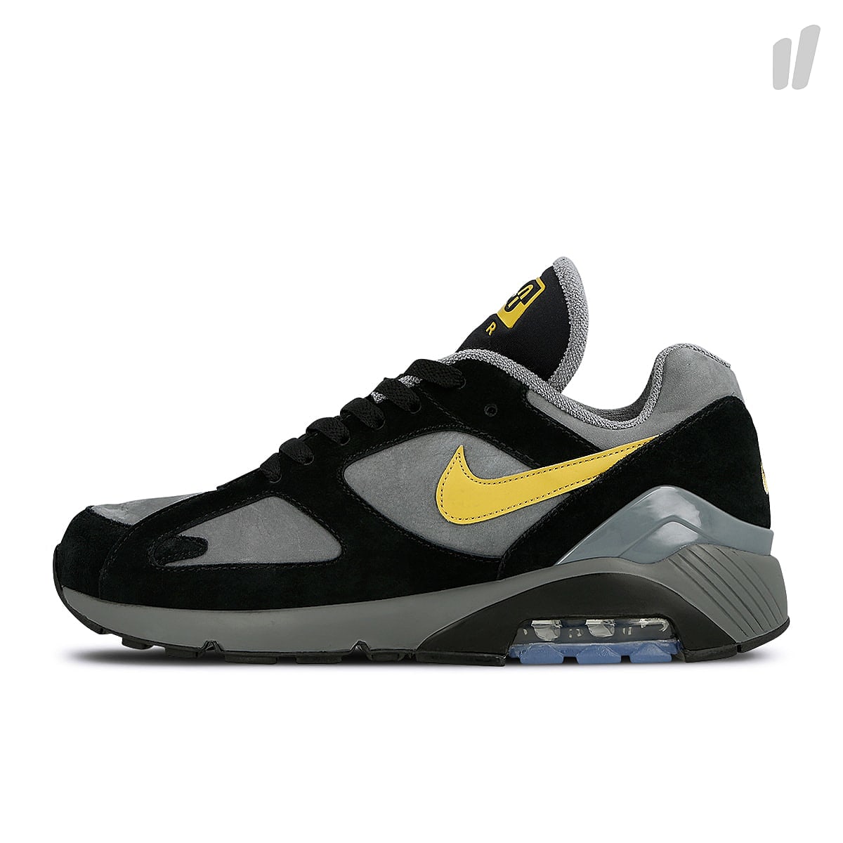 Nike air max 180 Cool Grey-Wheat Gold - Black Low Top Sneakers AV7023 001 | Overkill