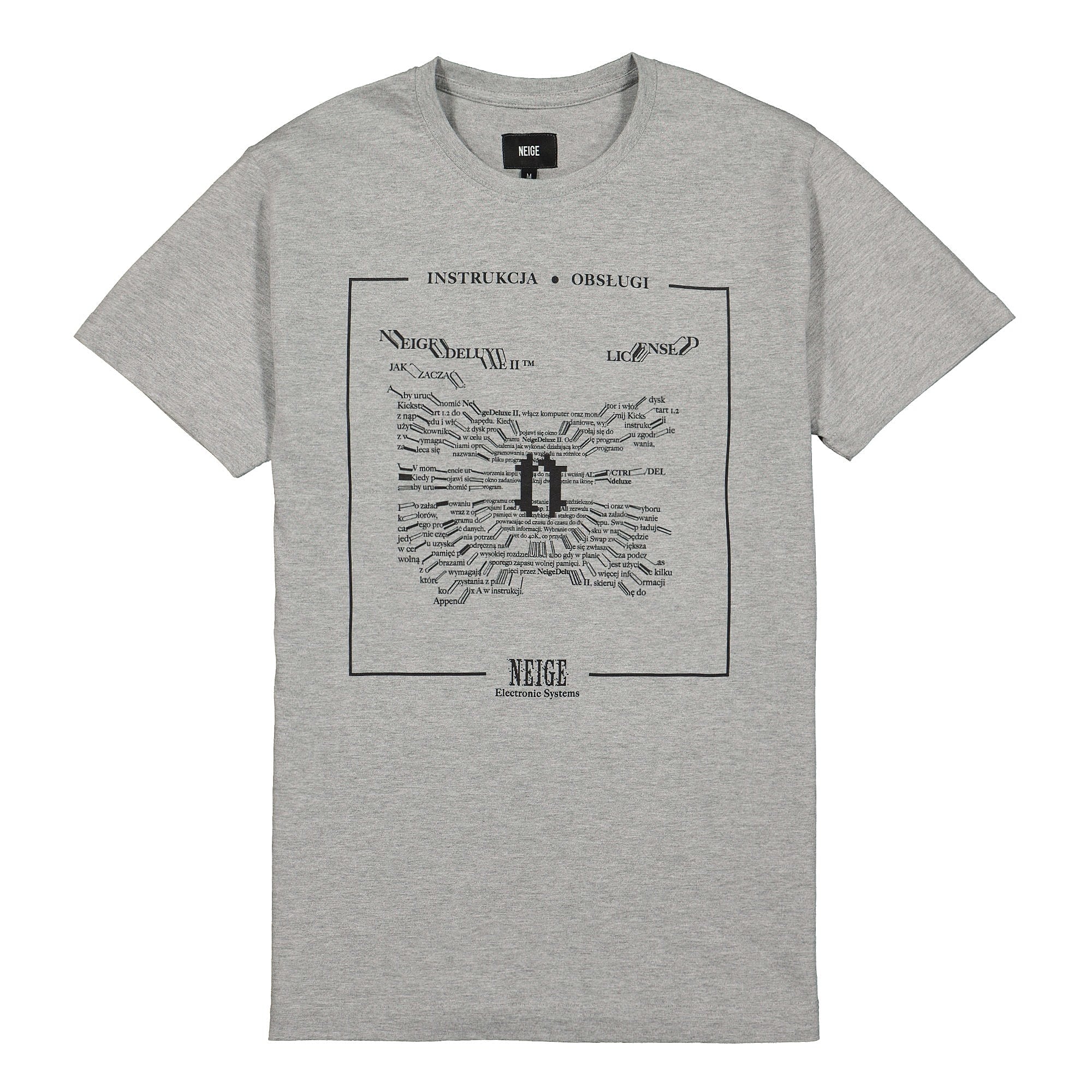 Neige io tee Grey T-Shirts AW1903 | Overkill