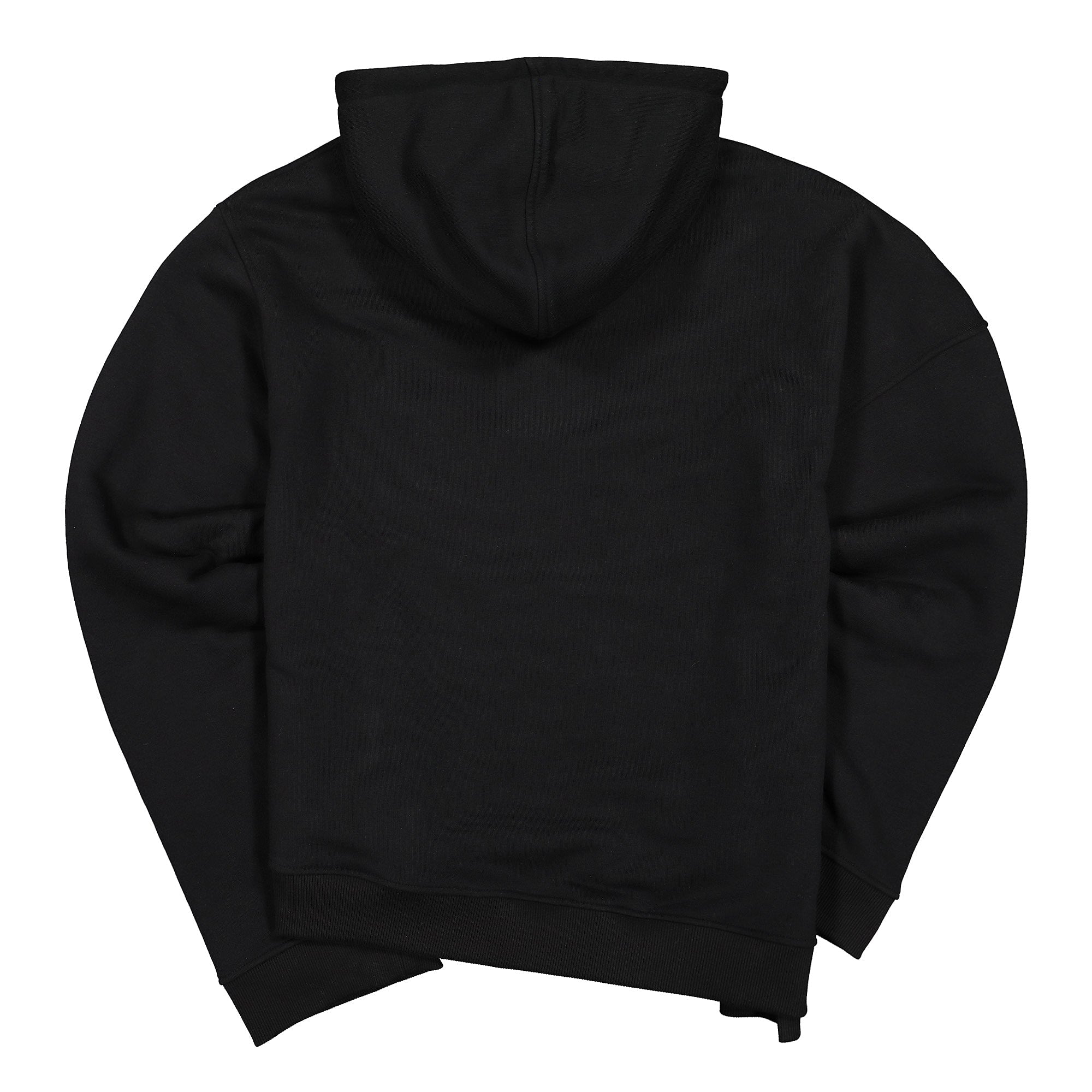 Neige asymmetric hoodie Black Hoodies Material | Overkill