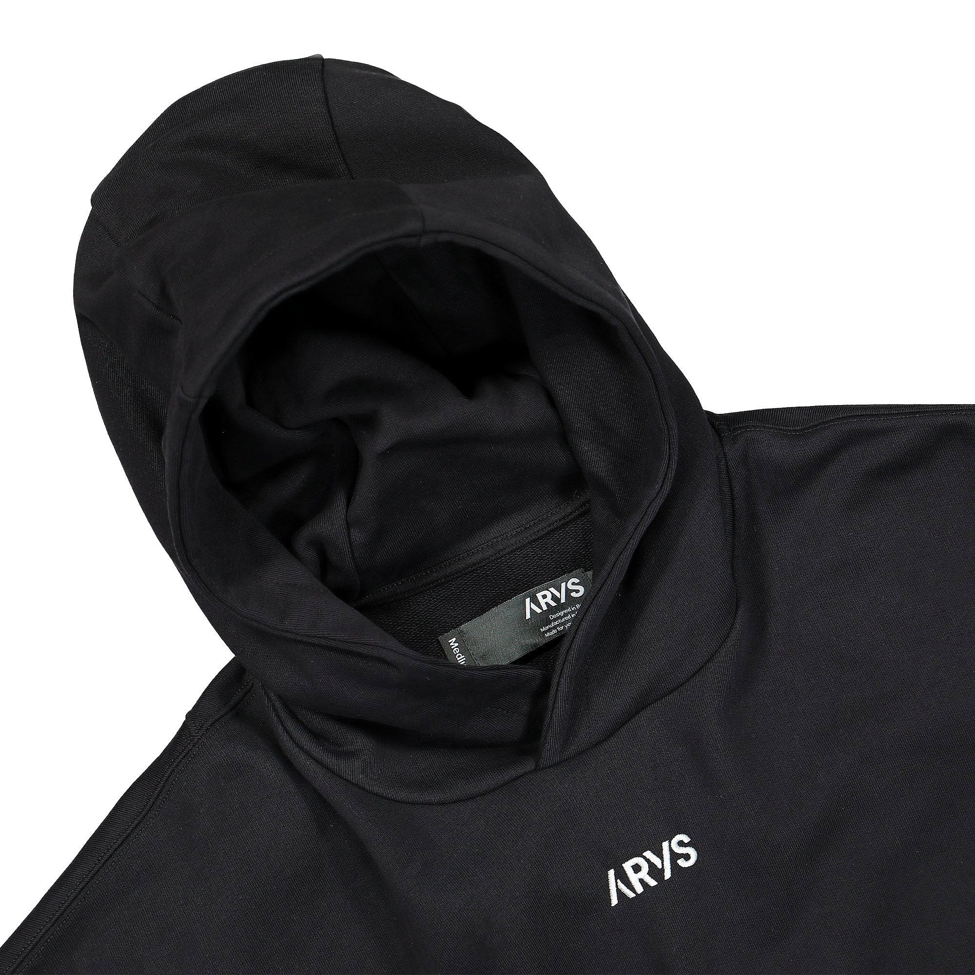 ARYS Home Run Hoodie Black Hoodies Close-up | Overkill